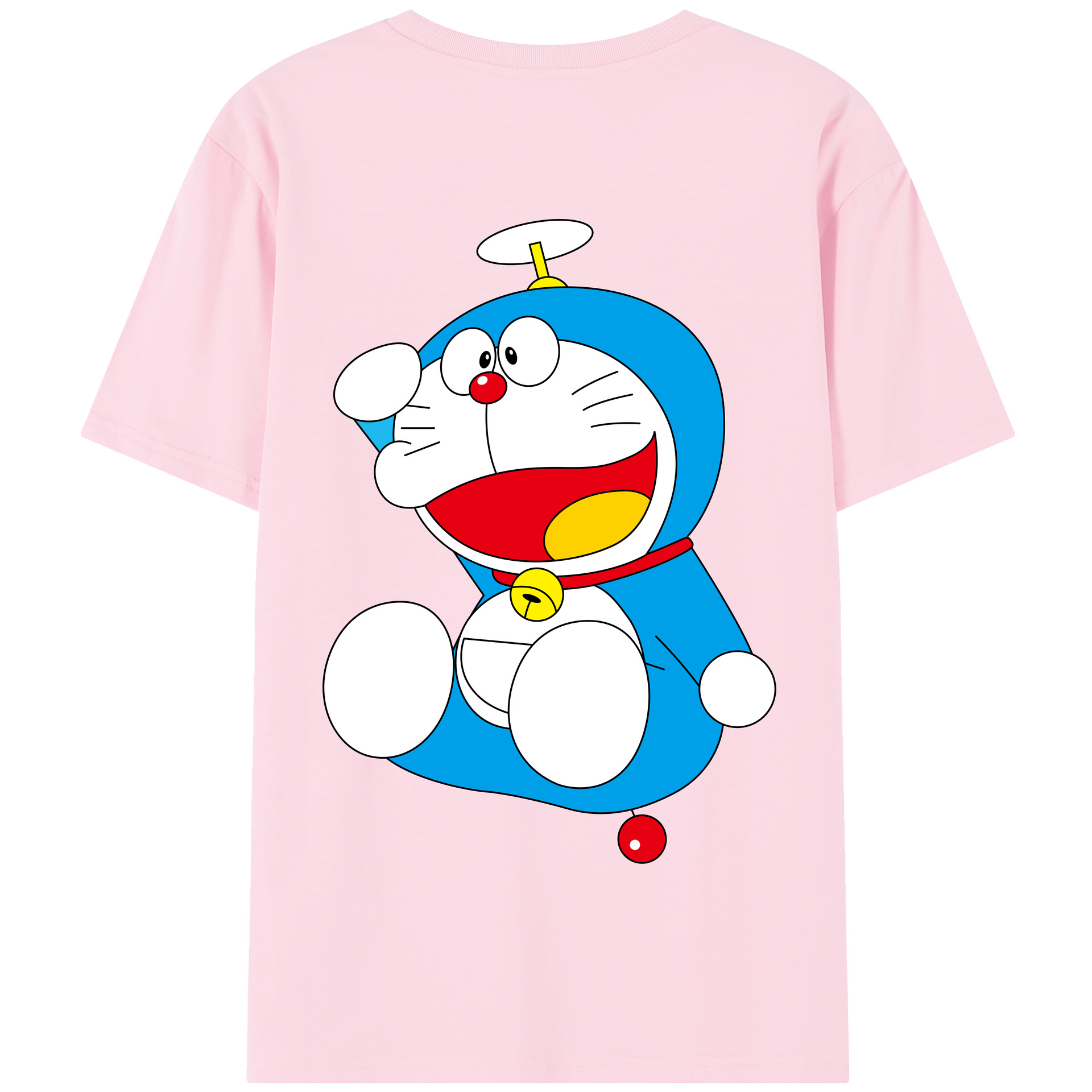 （画像用） ドラえもん Doraemon 綿100％半袖Tシャツ（背面プリント）