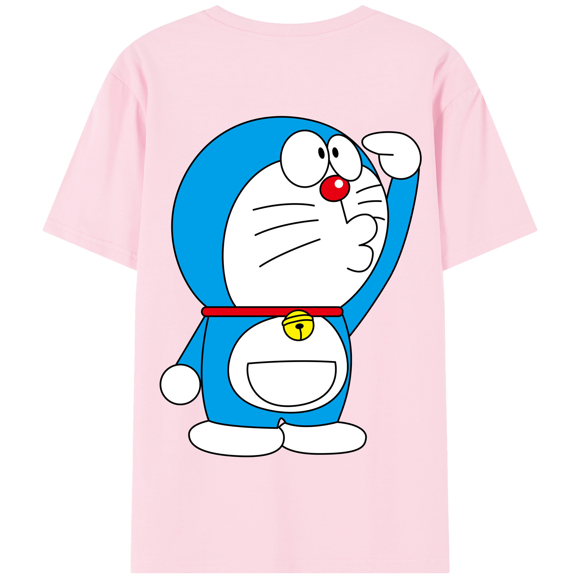 （画像用） ドラえもん Doraemon 綿100％半袖Tシャツ（背面プリント）
