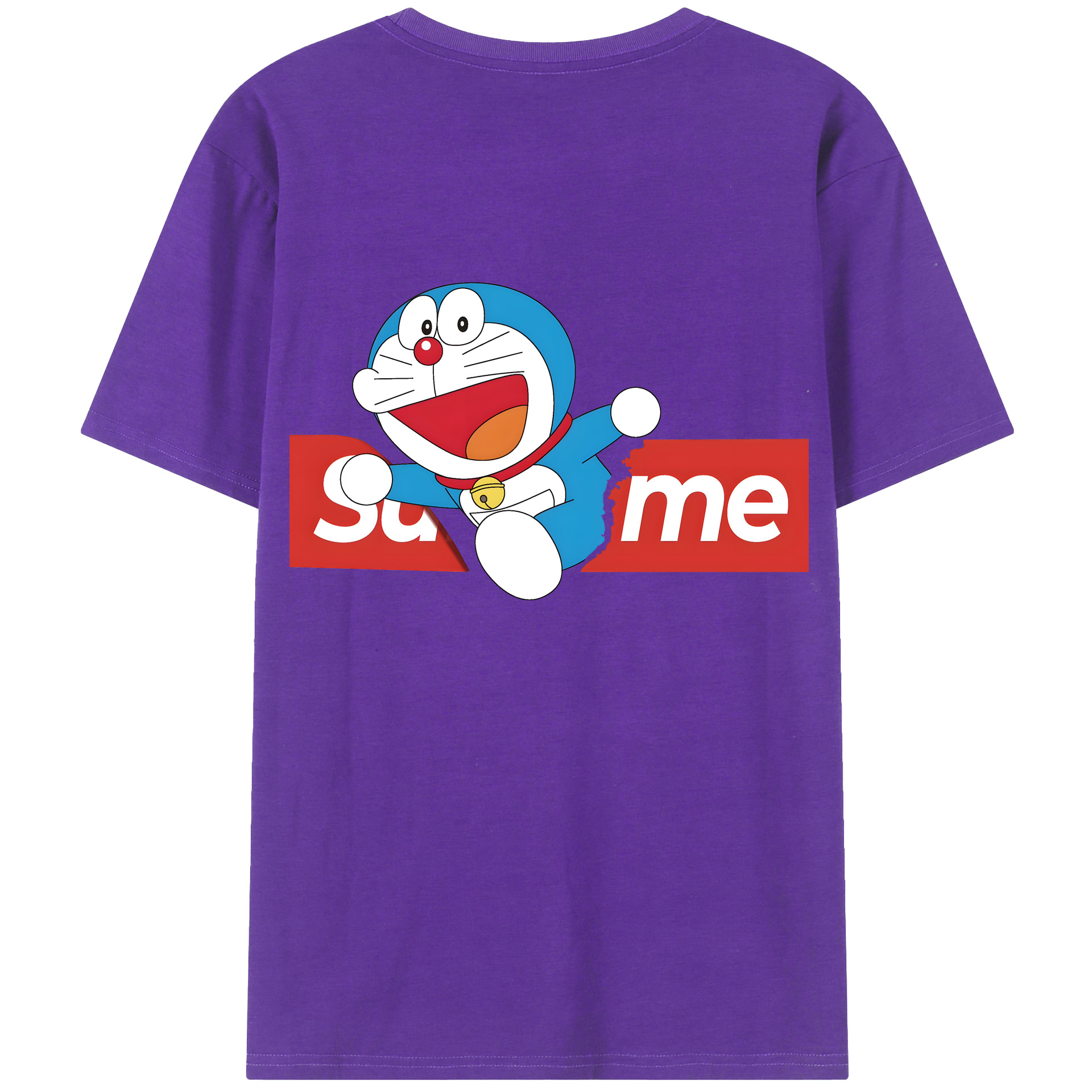 （画像用） ドラえもん Doraemon 綿100％半袖Tシャツ（背面プリント）