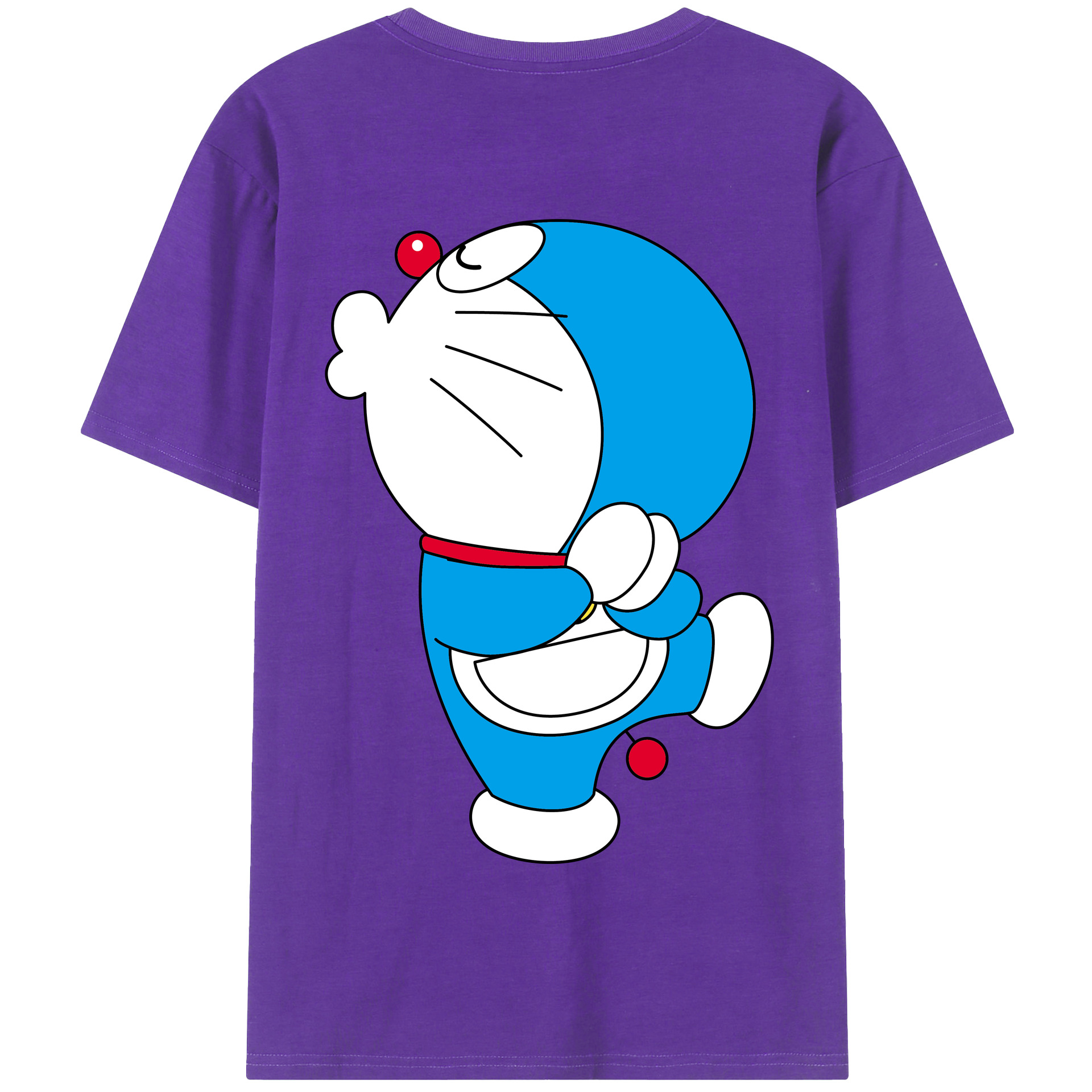 （画像用） ドラえもん Doraemon 綿100％半袖Tシャツ（背面プリント）
