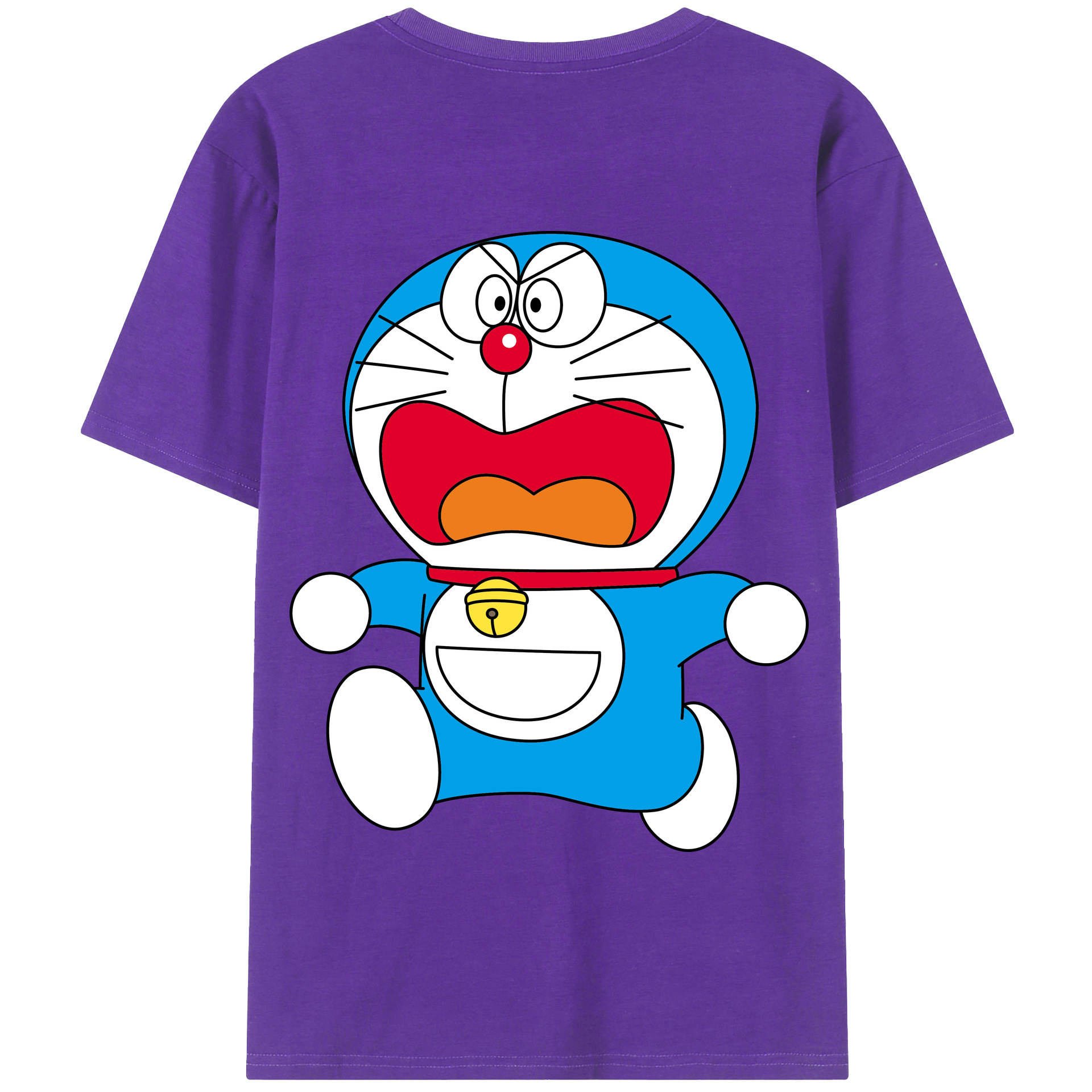 （画像用） ドラえもん Doraemon 綿100％半袖Tシャツ（背面プリント）
