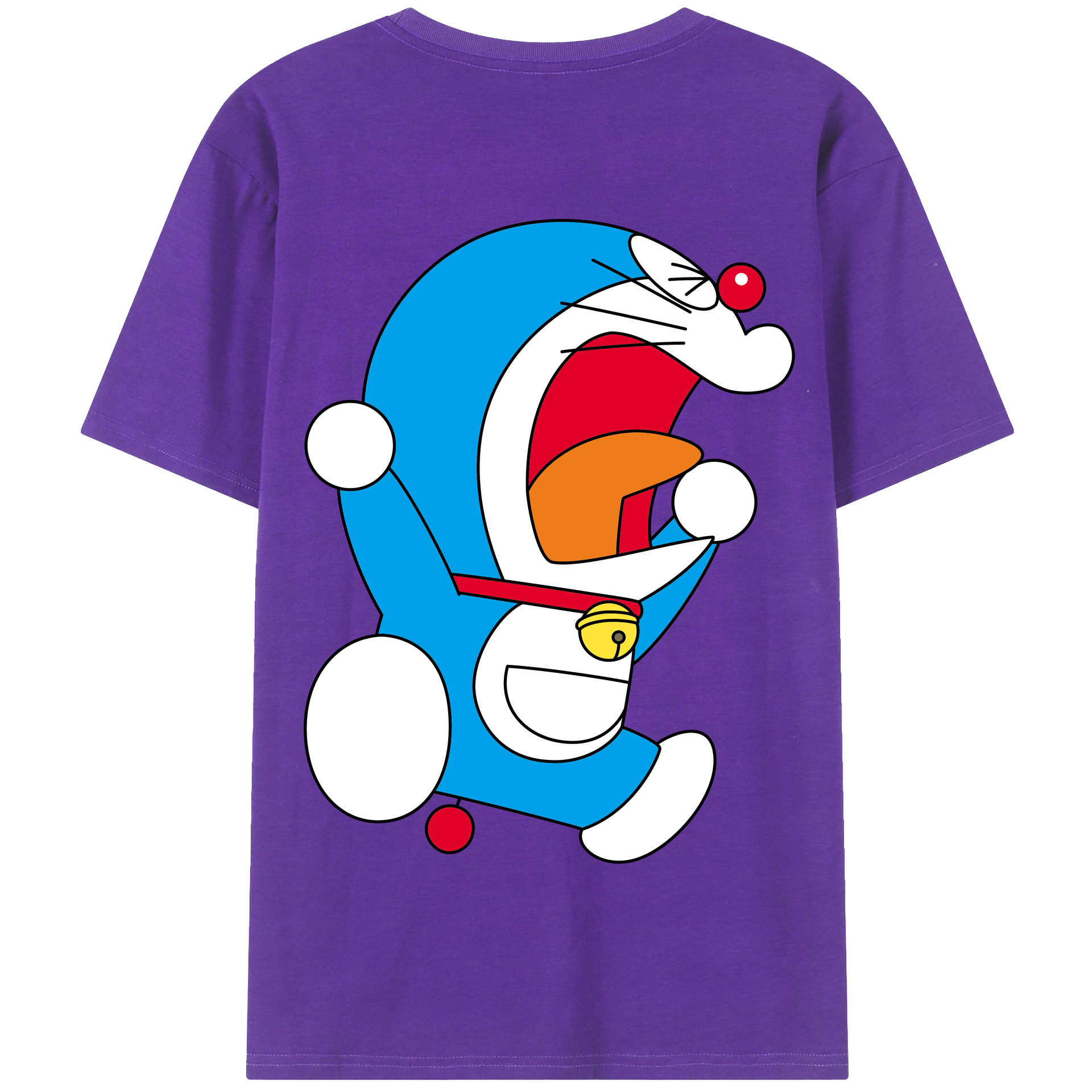 （画像用） ドラえもん Doraemon 綿100％半袖Tシャツ（背面プリント）