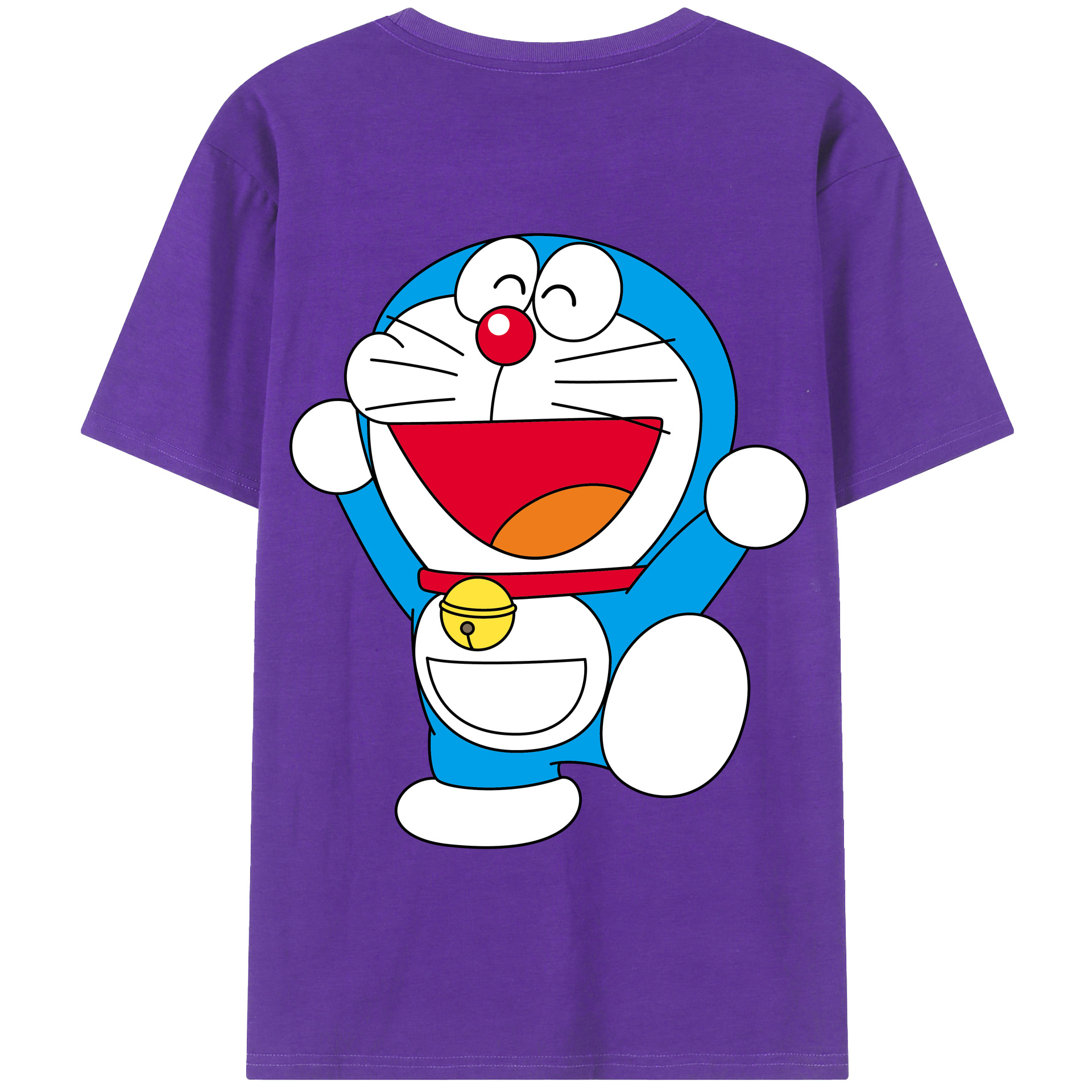 （画像用） ドラえもん Doraemon 綿100％半袖Tシャツ（背面プリント）