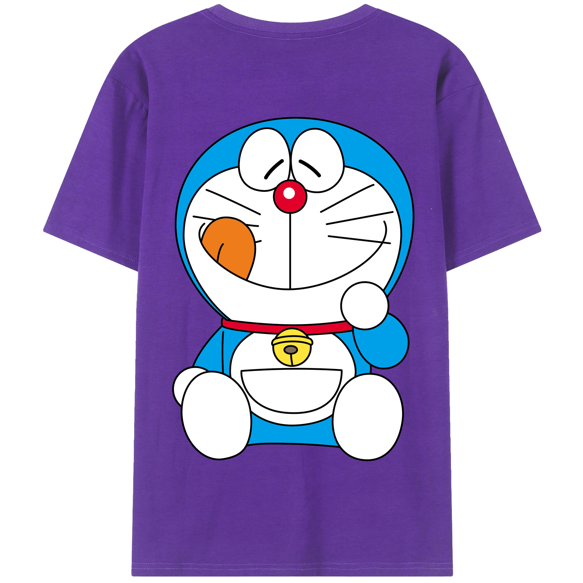 （画像用） ドラえもん Doraemon 綿100％半袖Tシャツ（背面プリント）