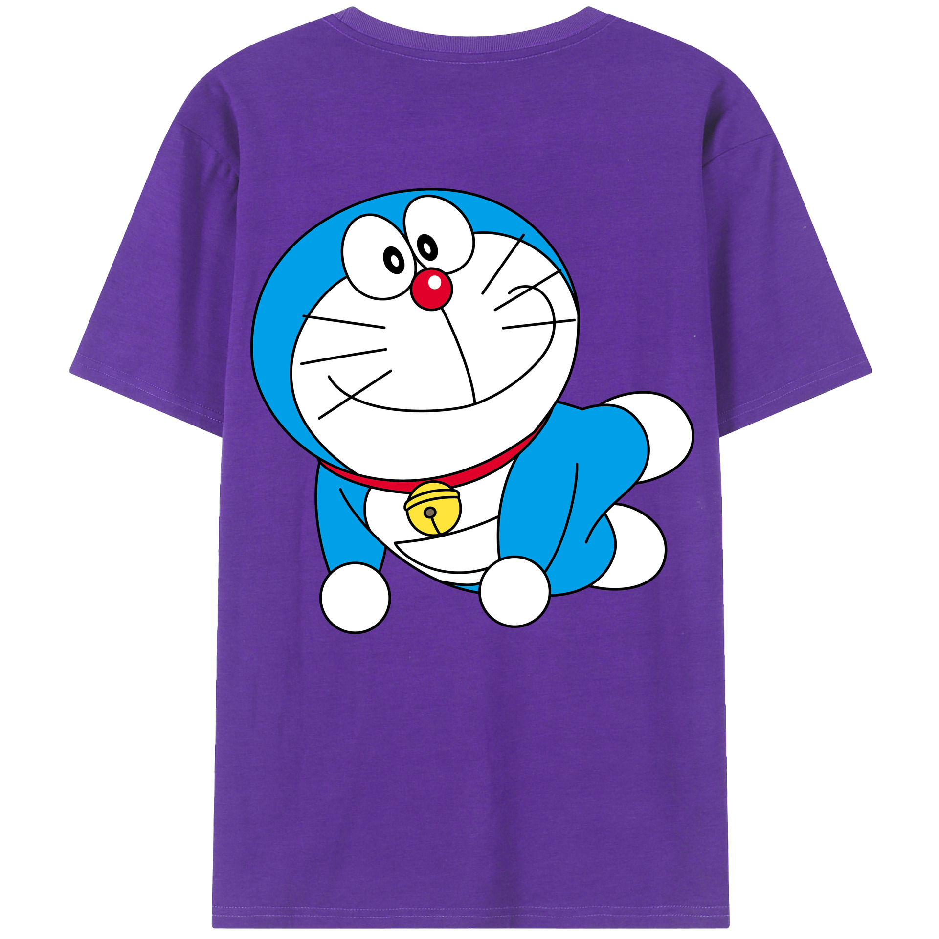 （画像用） ドラえもん Doraemon 綿100％半袖Tシャツ（背面プリント）