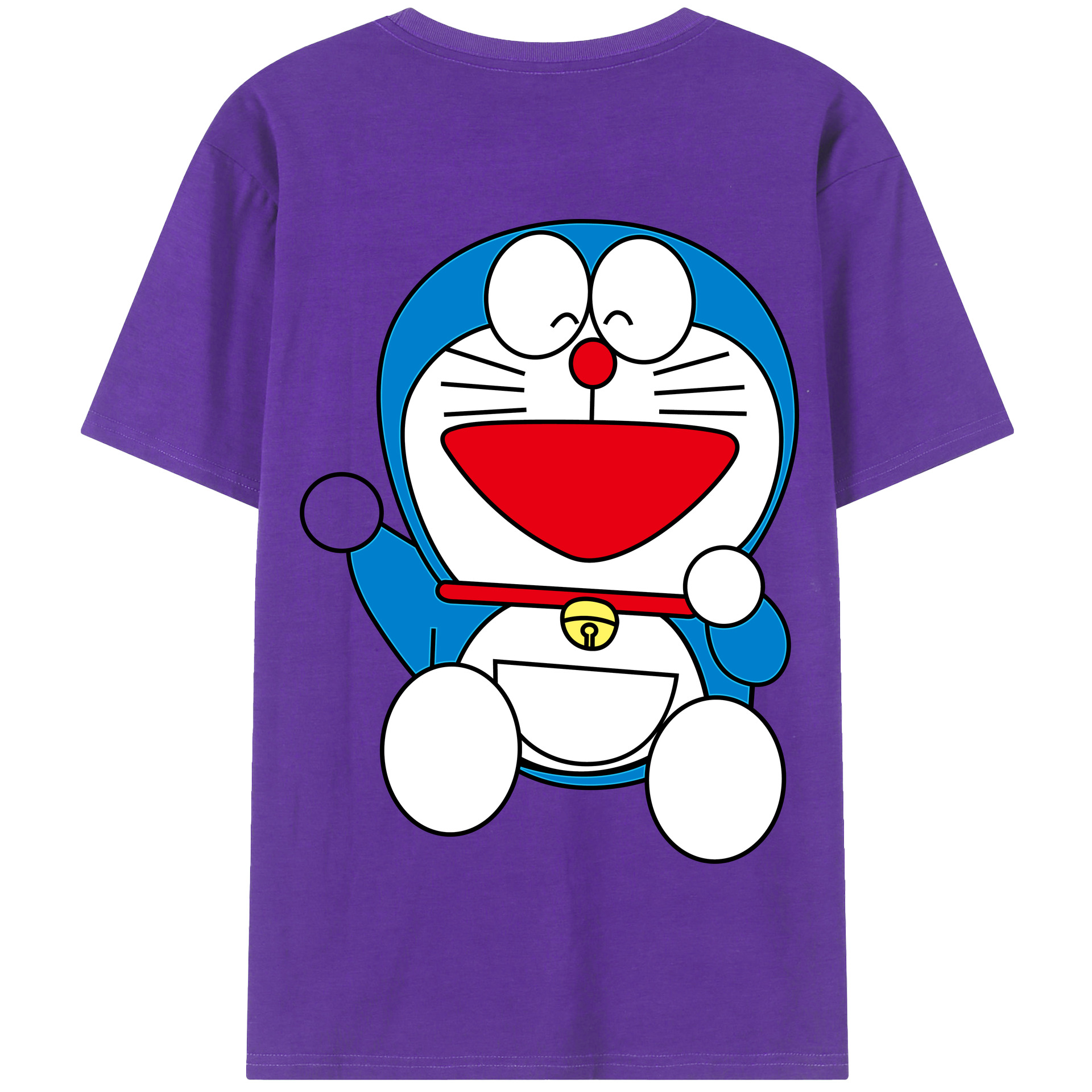 （画像用） ドラえもん Doraemon 綿100％半袖Tシャツ（背面プリント）