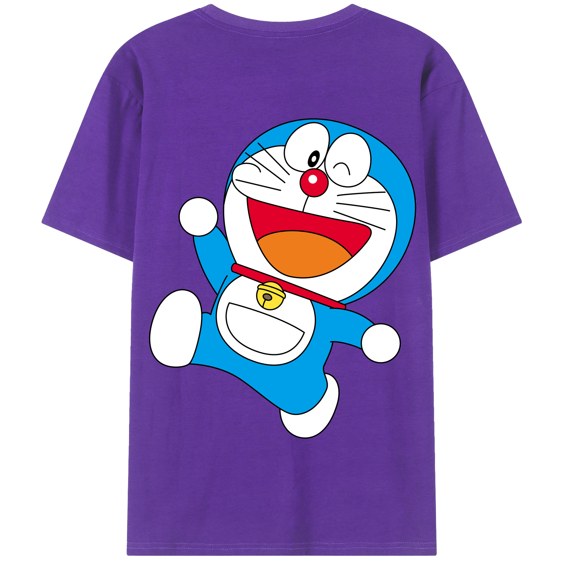 （画像用） ドラえもん Doraemon 綿100％半袖Tシャツ（背面プリント）