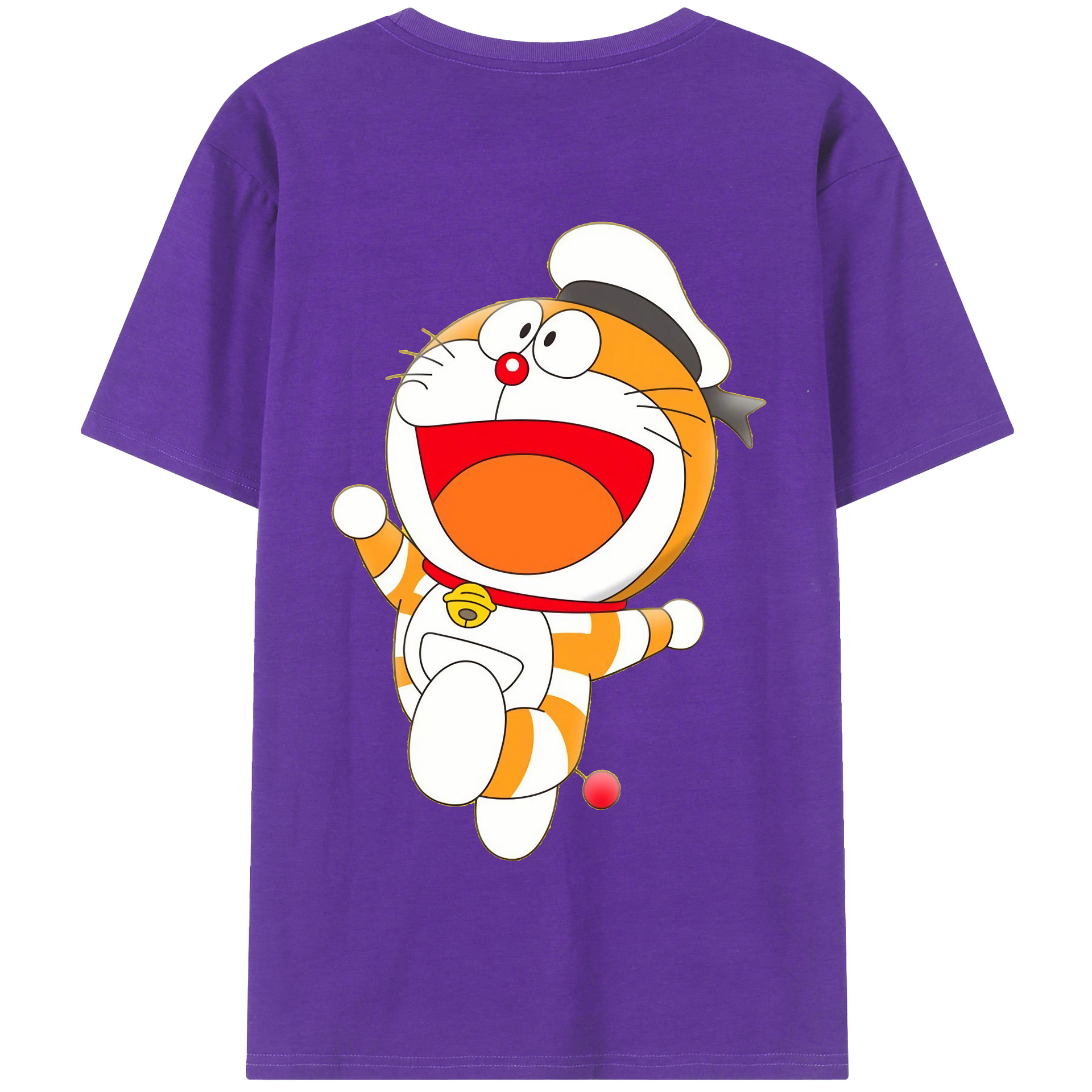 （画像用） ドラえもん Doraemon 綿100％半袖Tシャツ（背面プリント）