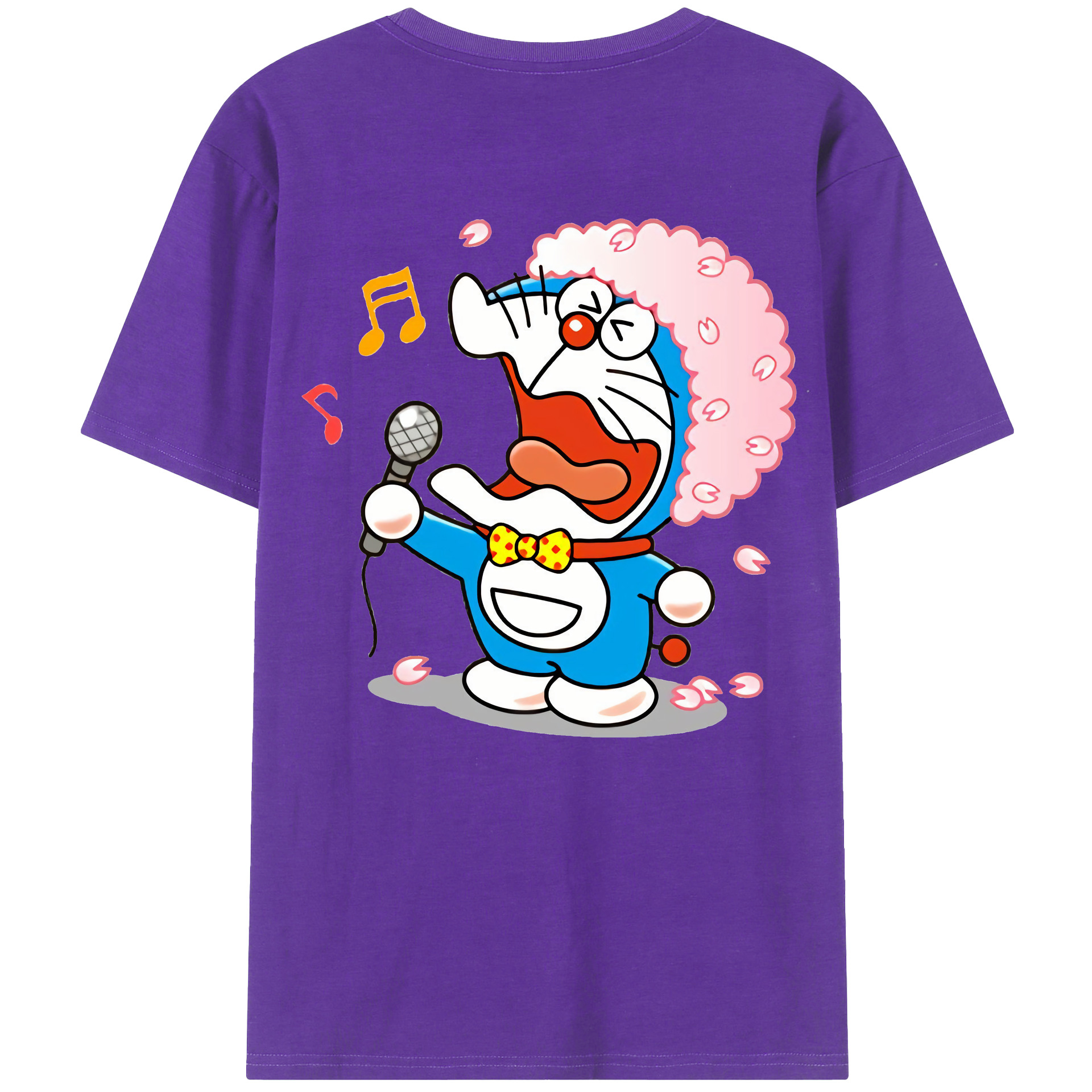 （画像用） ドラえもん Doraemon 綿100％半袖Tシャツ（背面プリント）