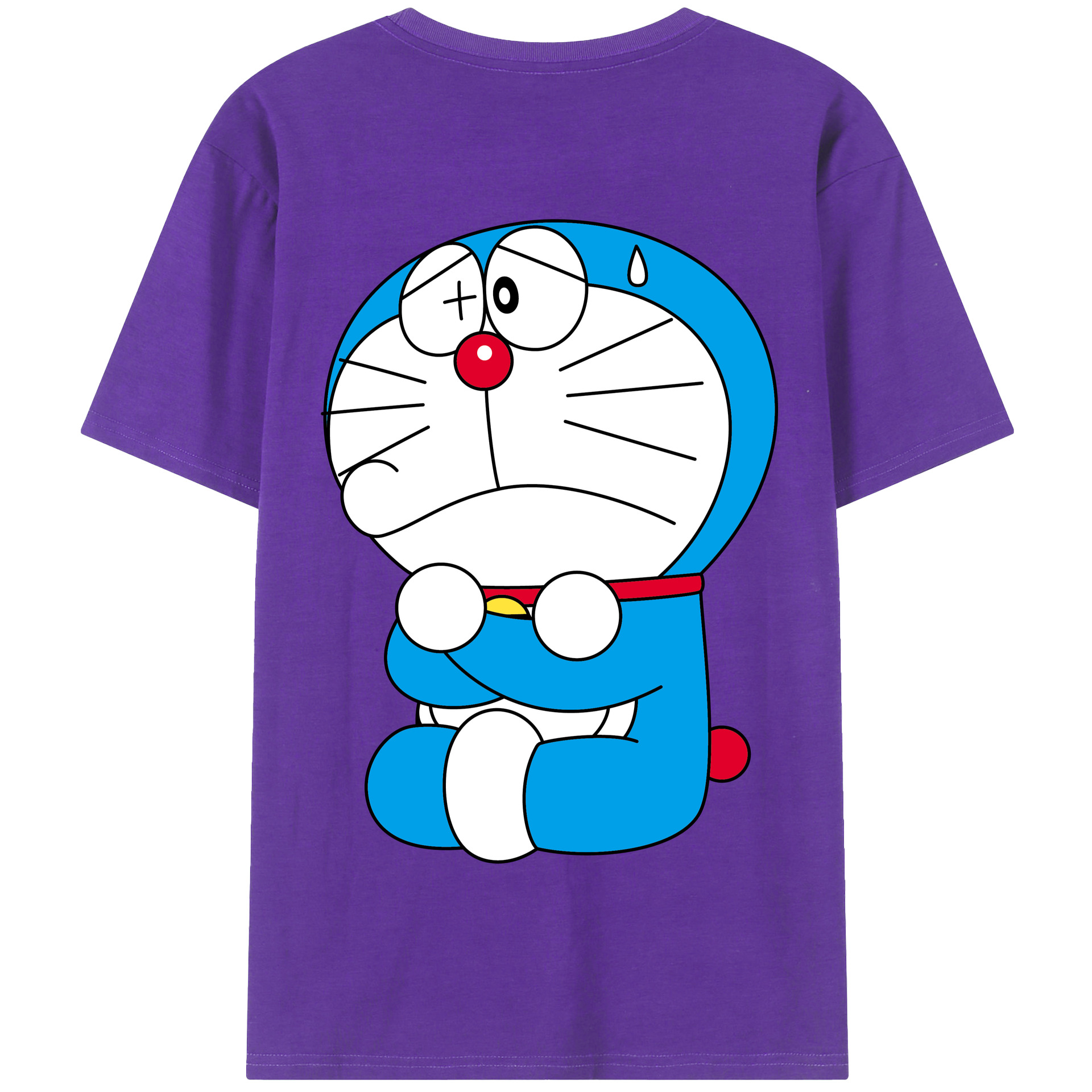 （画像用） ドラえもん Doraemon 綿100％半袖Tシャツ（背面プリント）