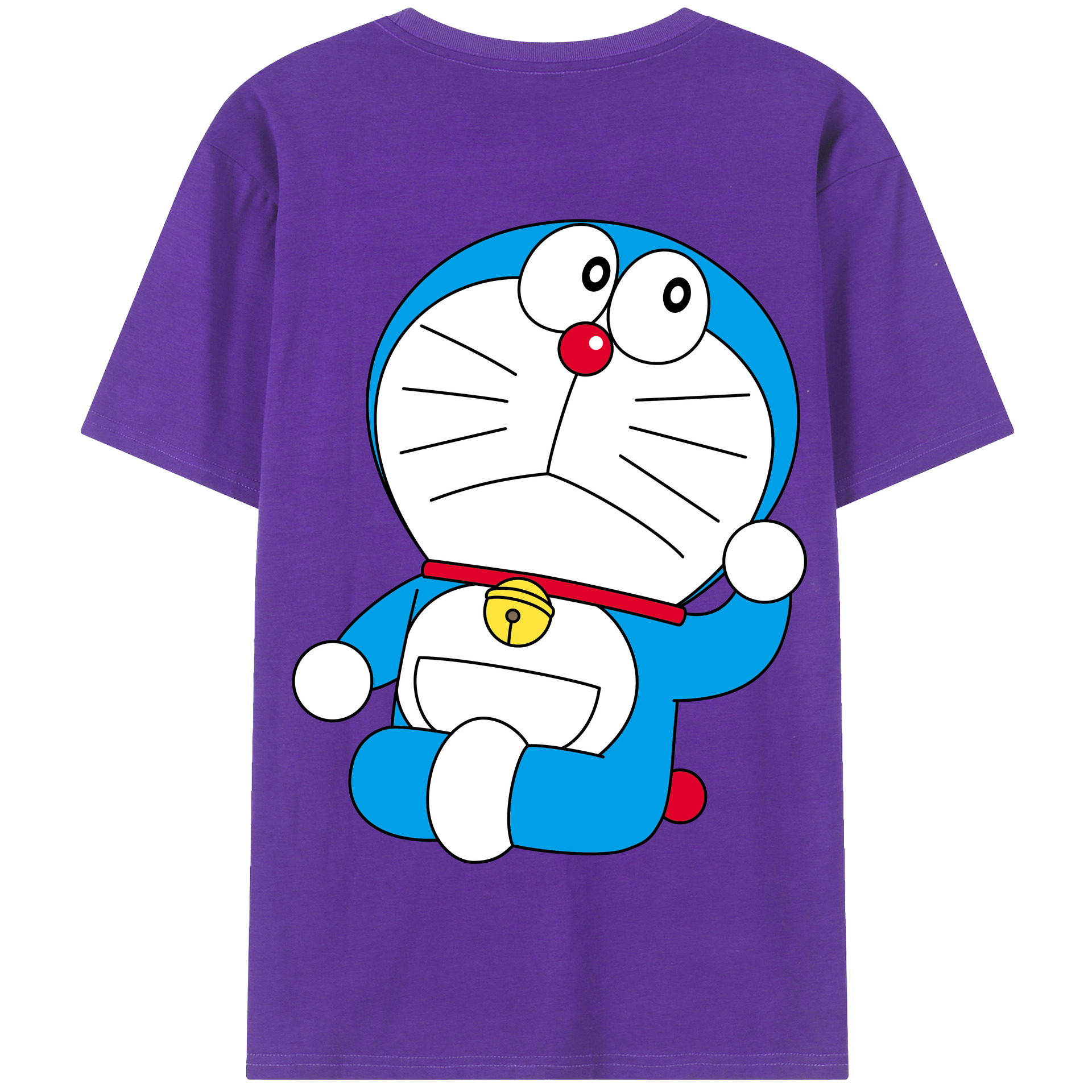 （画像用） ドラえもん Doraemon 綿100％半袖Tシャツ（背面プリント）