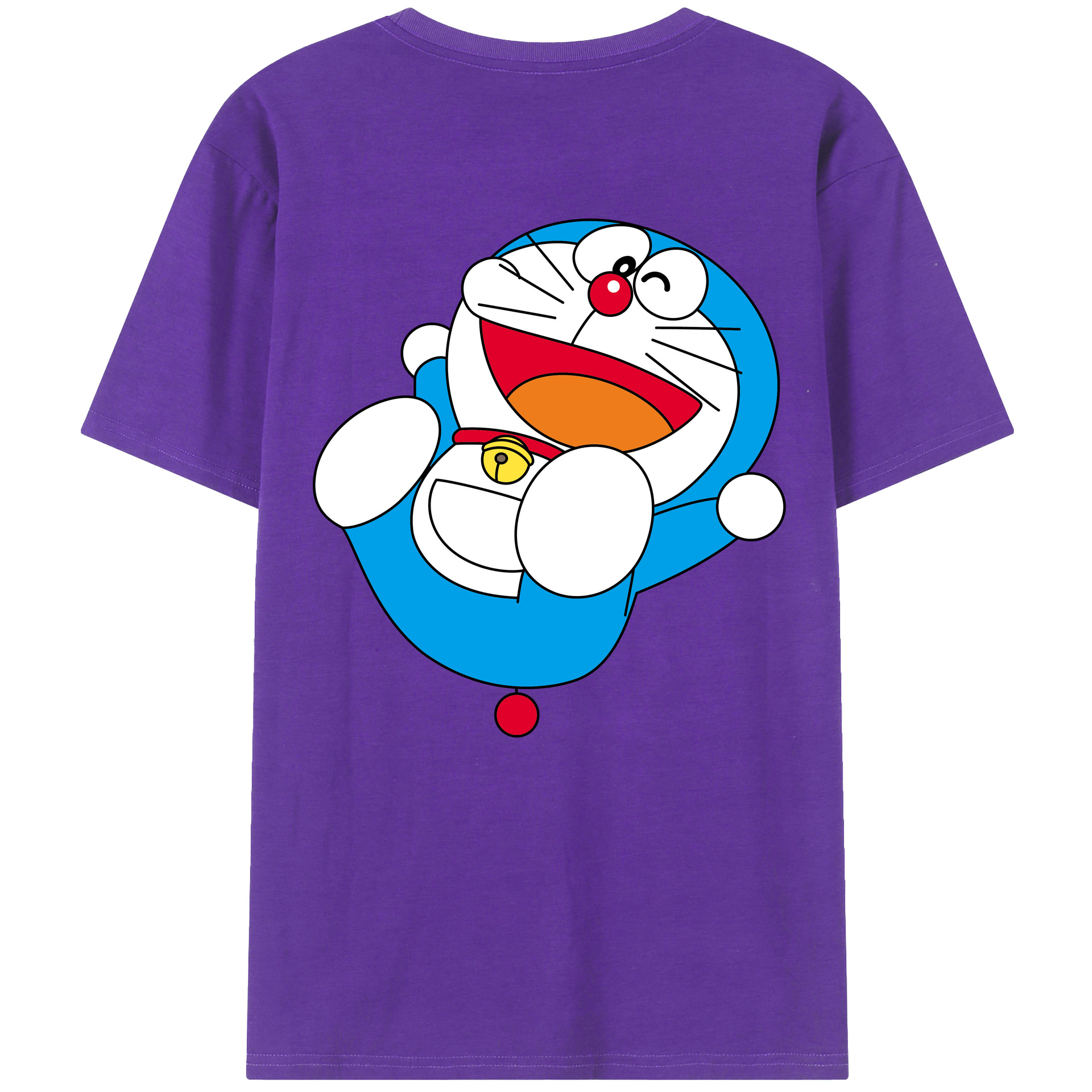 （画像用） ドラえもん Doraemon 綿100％半袖Tシャツ（背面プリント）