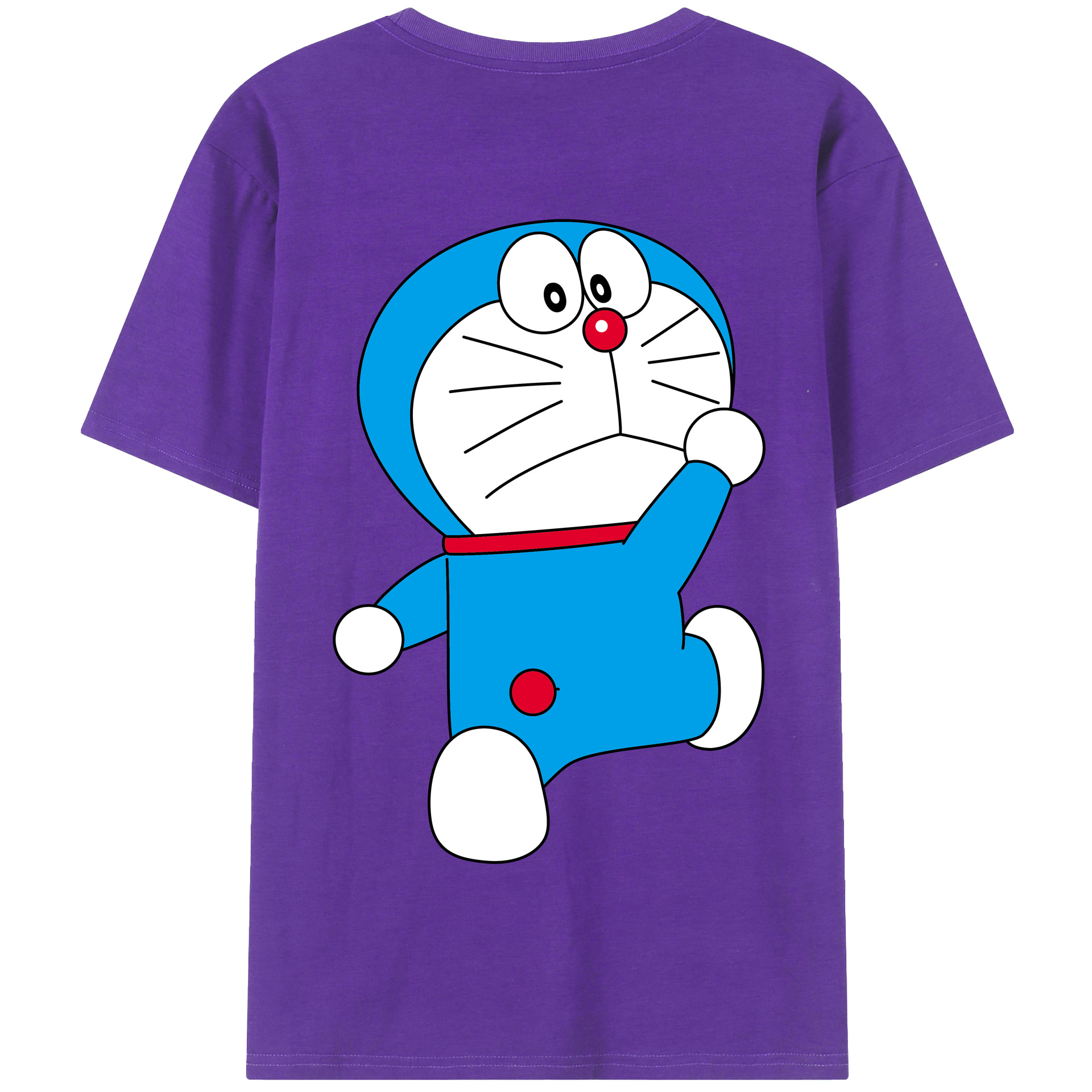 （画像用） ドラえもん Doraemon 綿100％半袖Tシャツ（背面プリント）