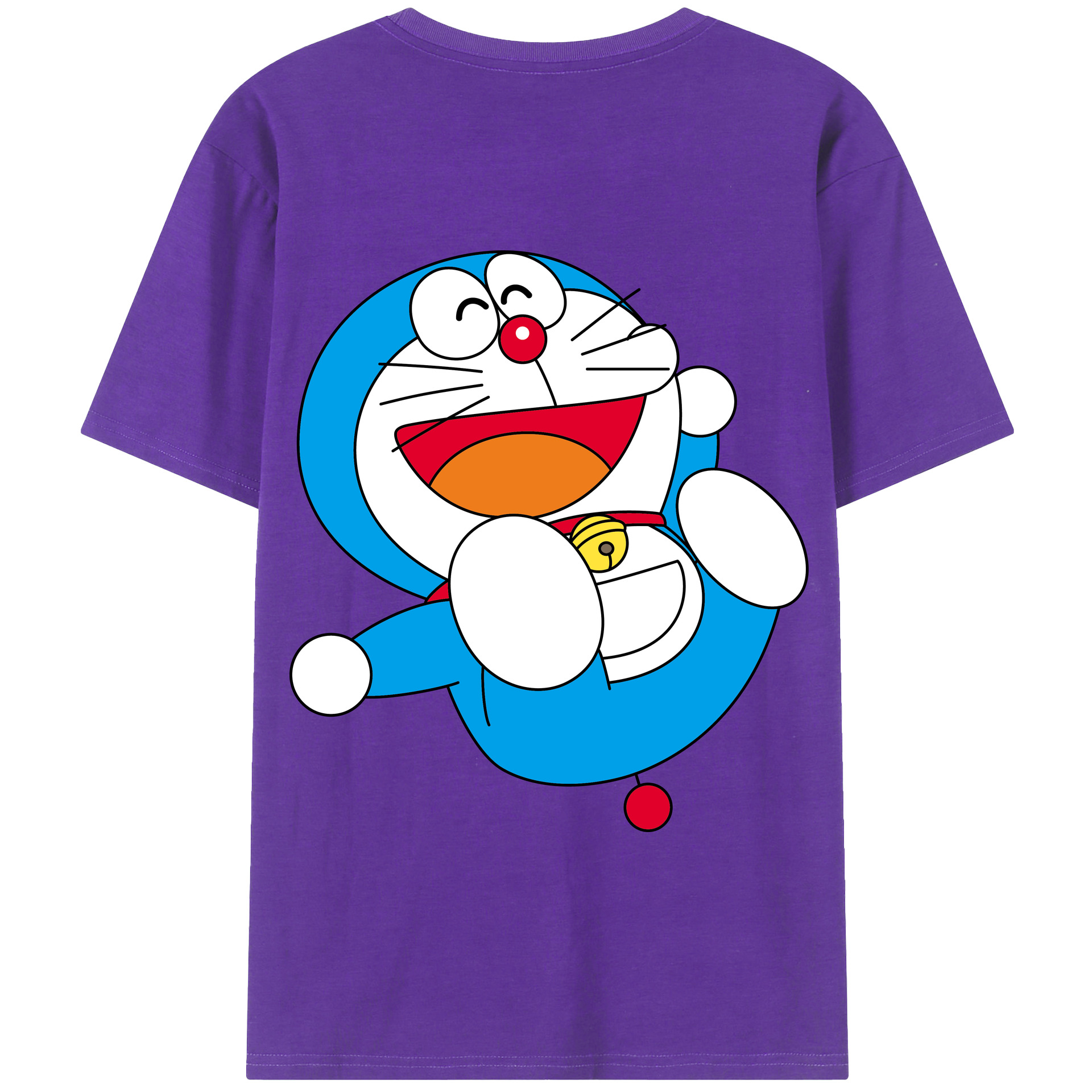 （画像用） ドラえもん Doraemon 綿100％半袖Tシャツ（背面プリント）