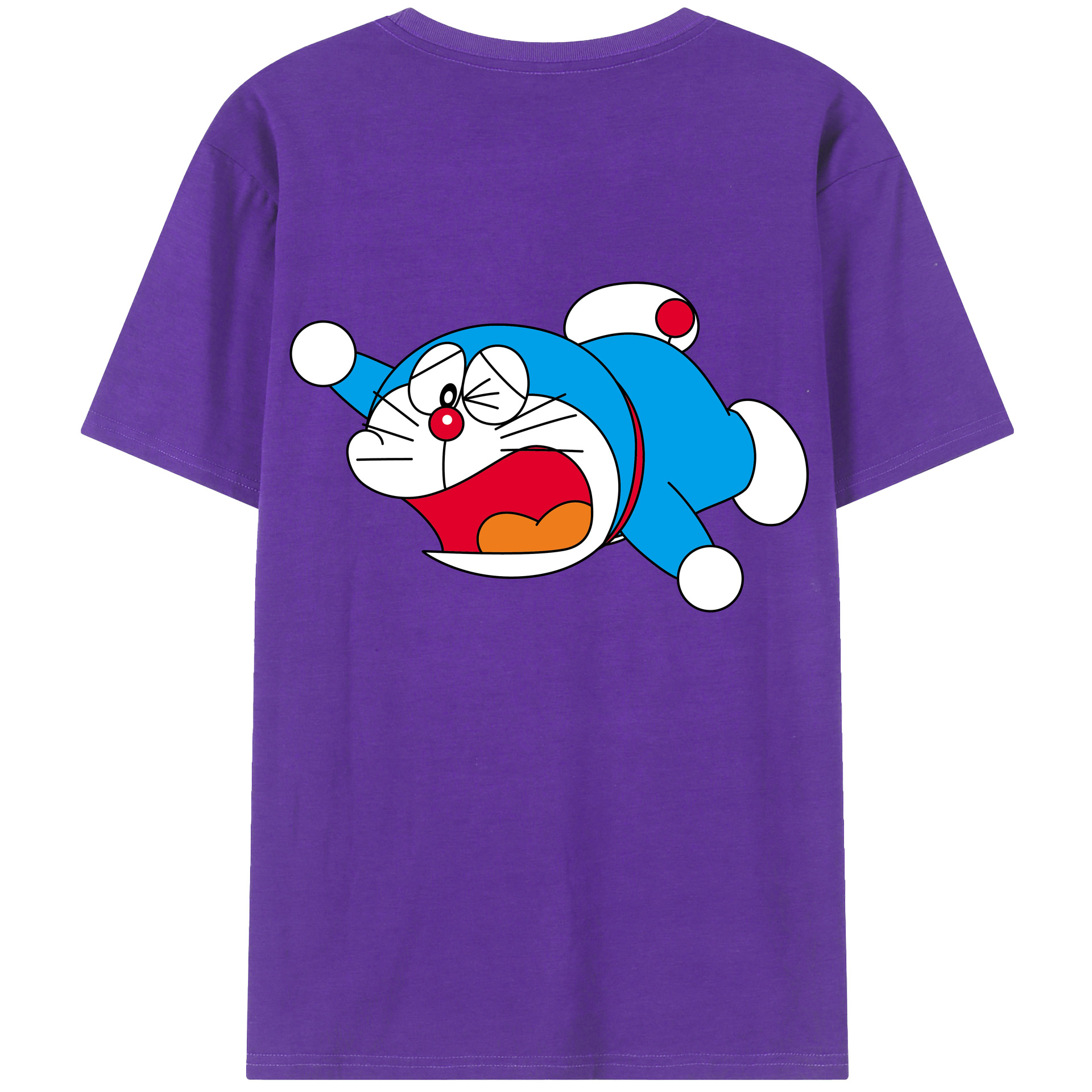 （画像用） ドラえもん Doraemon 綿100％半袖Tシャツ（背面プリント）