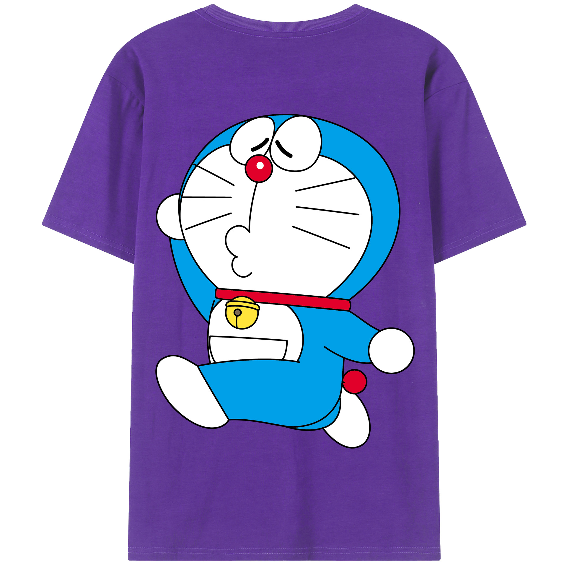 （画像用） ドラえもん Doraemon 綿100％半袖Tシャツ（背面プリント）