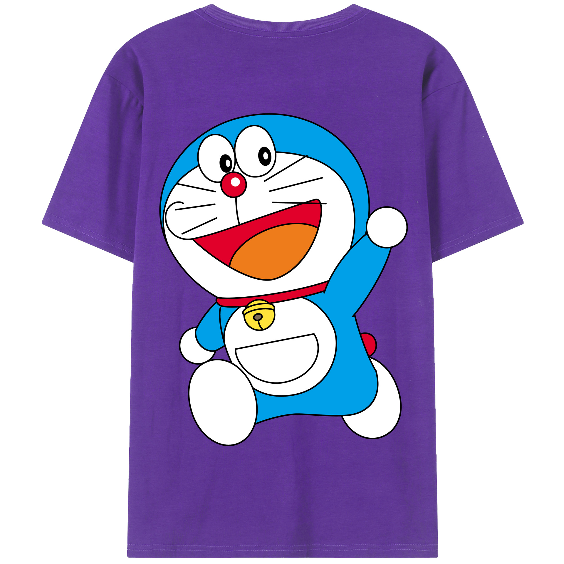 （画像用） ドラえもん Doraemon 綿100％半袖Tシャツ（背面プリント）