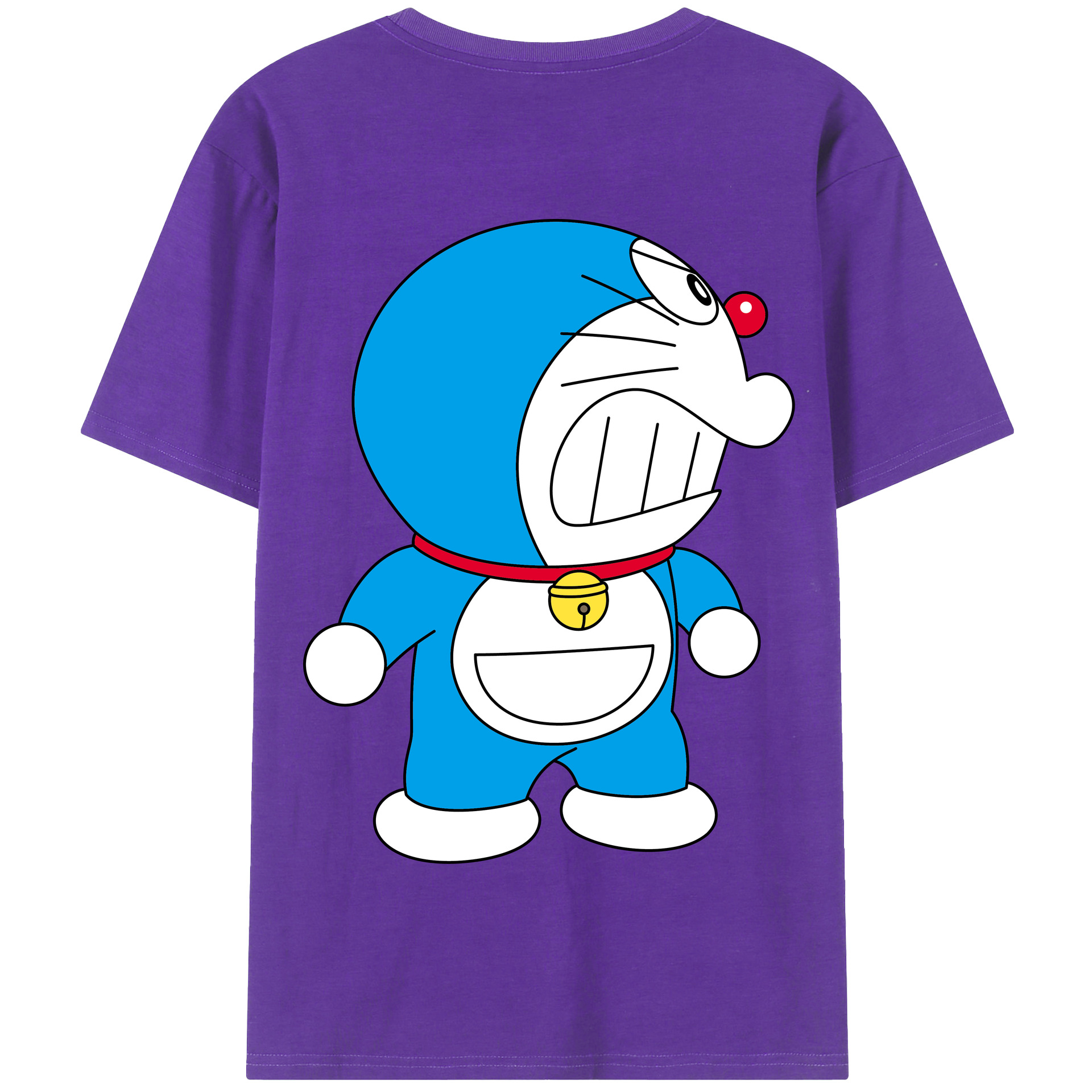 （画像用） ドラえもん Doraemon 綿100％半袖Tシャツ（背面プリント）