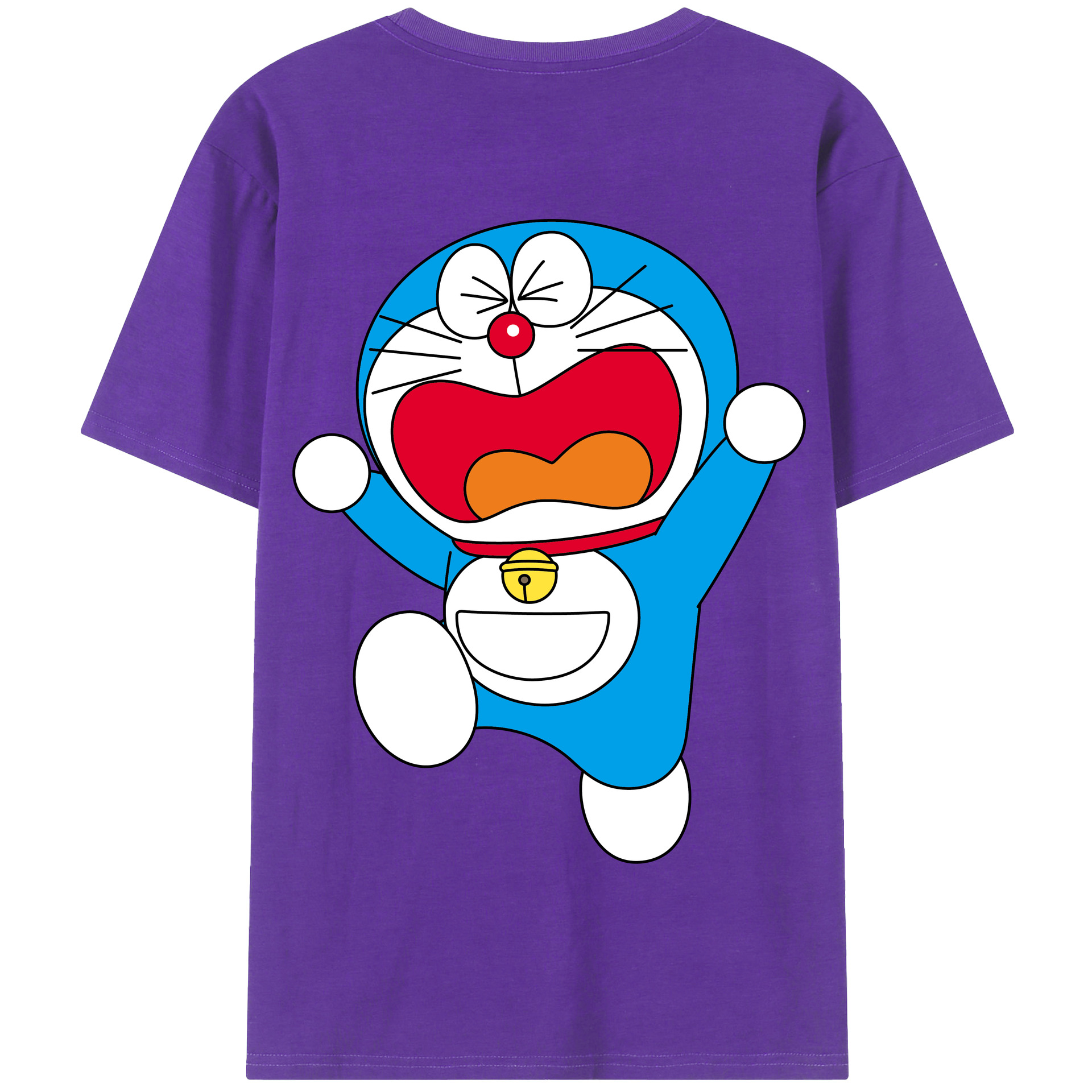 （画像用） ドラえもん Doraemon 綿100％半袖Tシャツ（背面プリント）