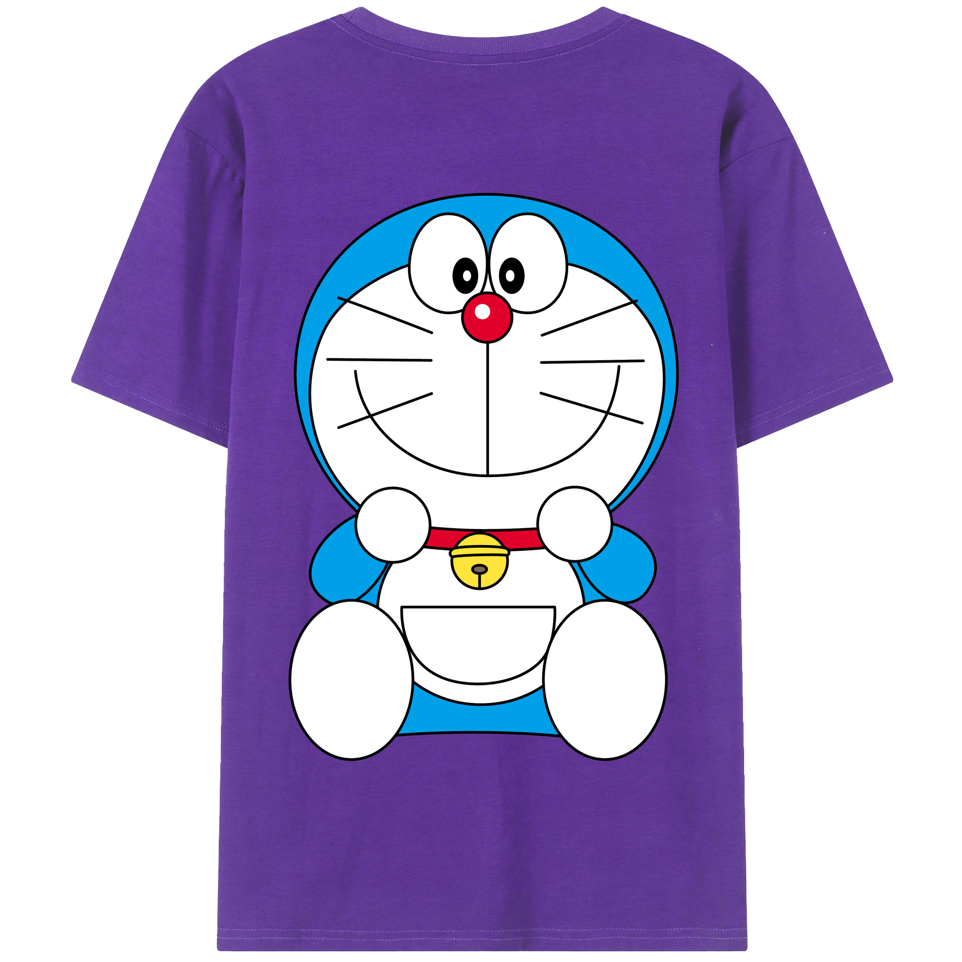 （画像用） ドラえもん Doraemon 綿100％半袖Tシャツ（背面プリント）