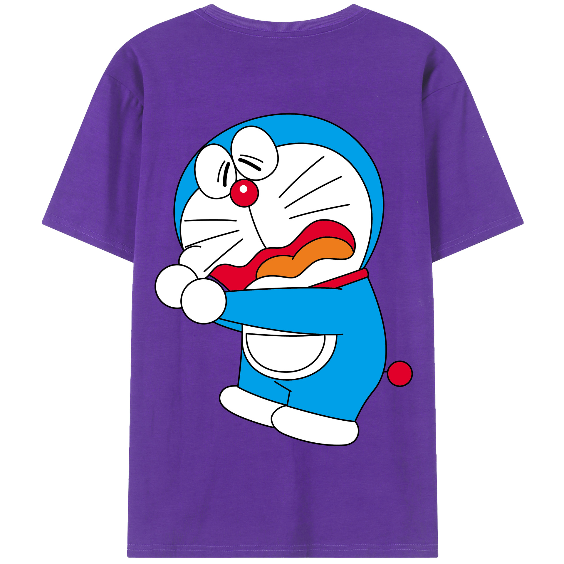 （画像用） ドラえもん Doraemon 綿100％半袖Tシャツ（背面プリント）