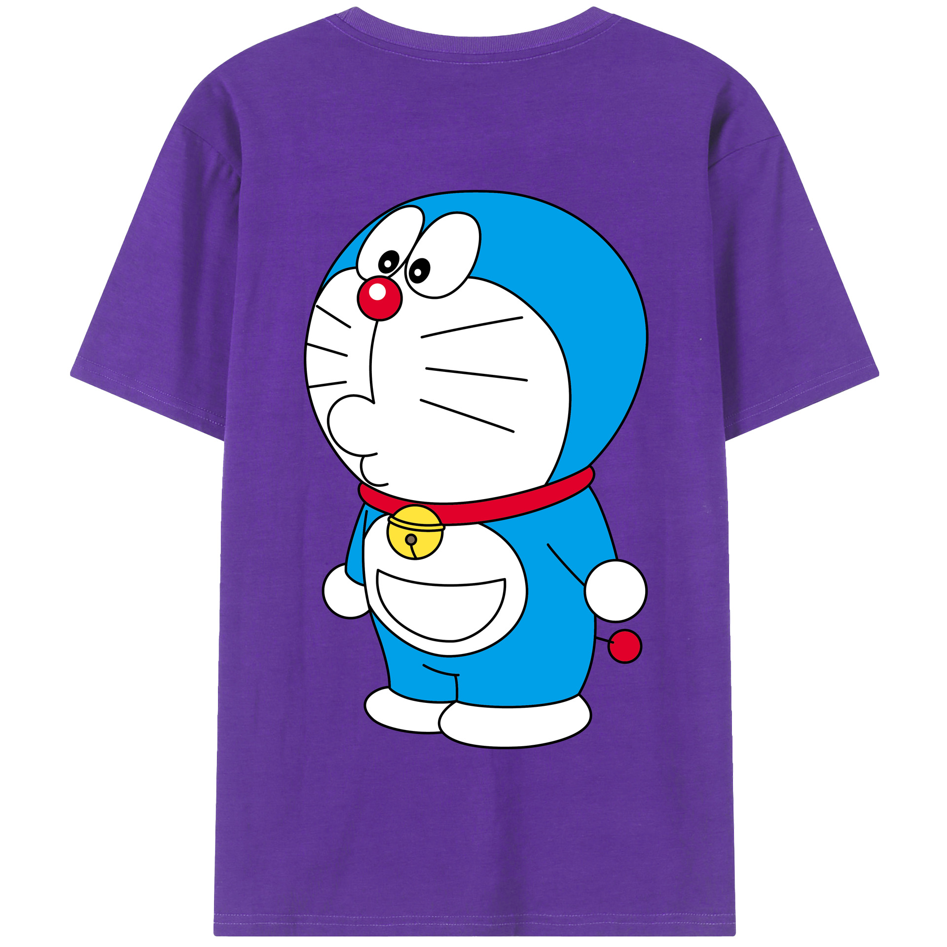 （画像用） ドラえもん Doraemon 綿100％半袖Tシャツ（背面プリント）