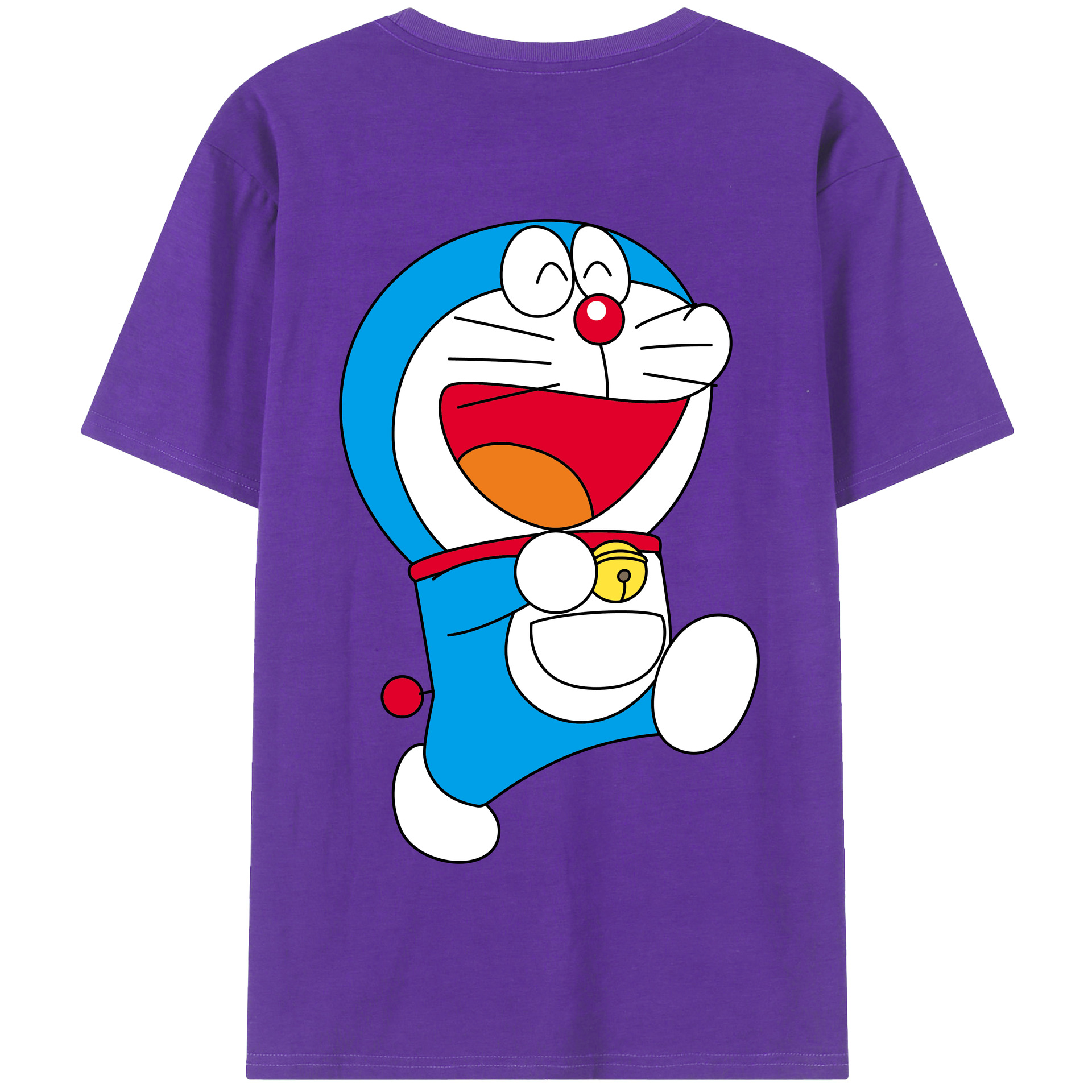 （画像用） ドラえもん Doraemon 綿100％半袖Tシャツ（背面プリント）