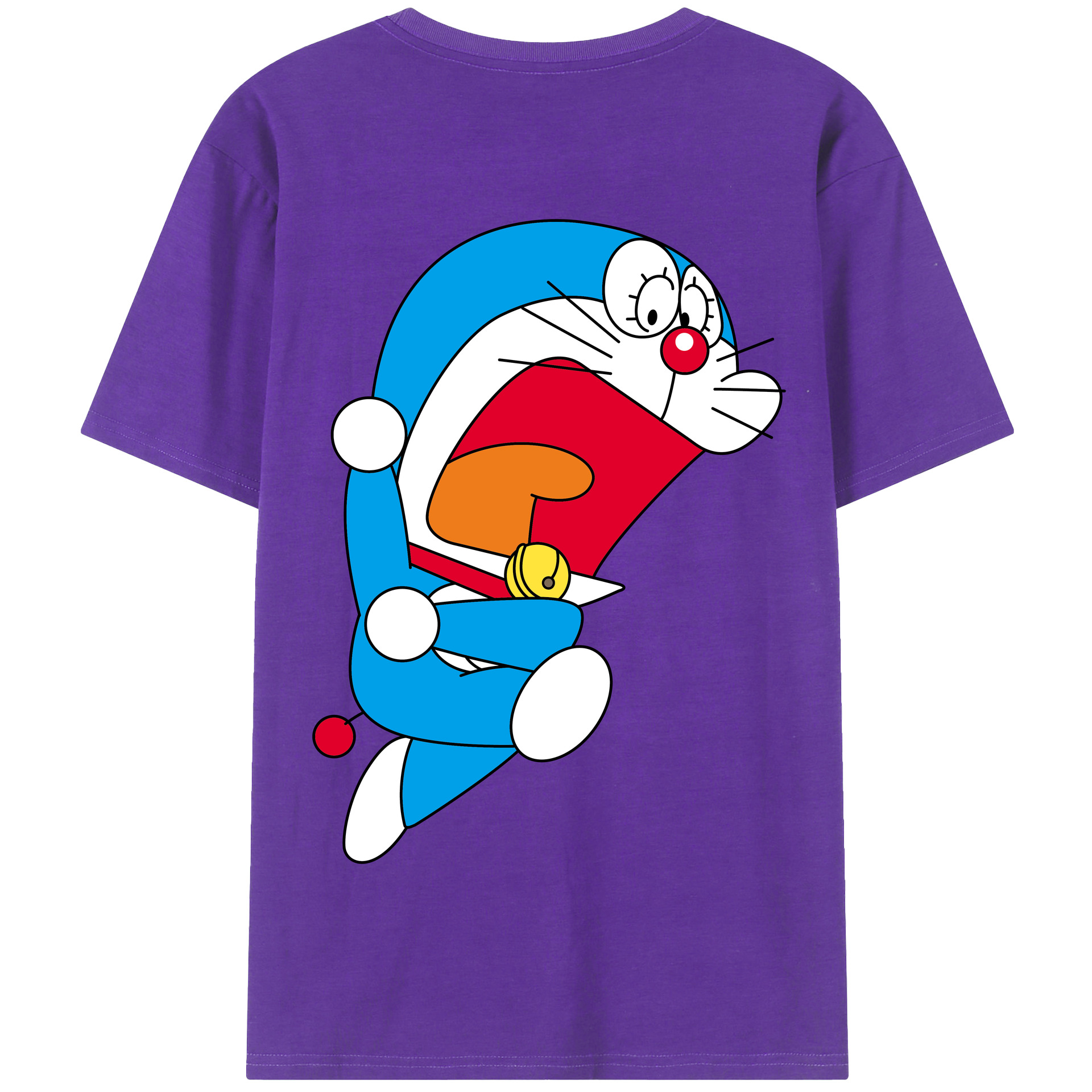 （画像用） ドラえもん Doraemon 綿100％半袖Tシャツ（背面プリント）