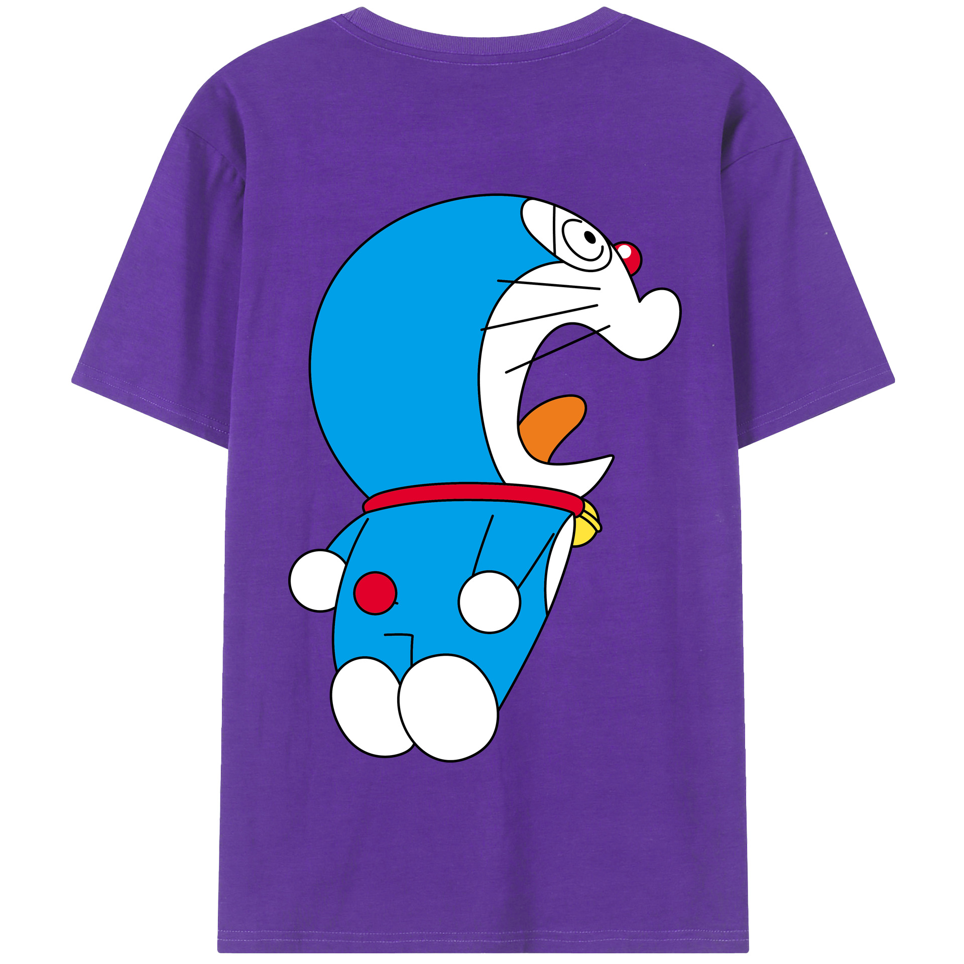 （画像用） ドラえもん Doraemon 綿100％半袖Tシャツ（背面プリント）