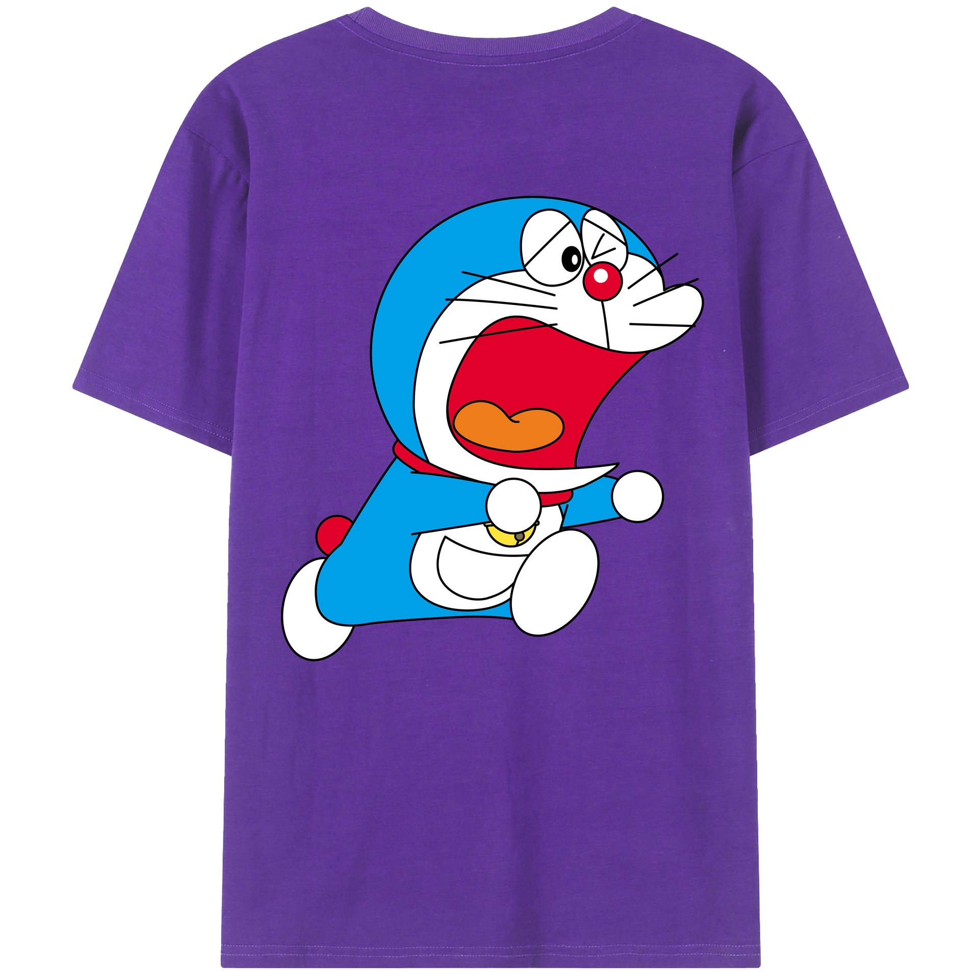 （画像用） ドラえもん Doraemon 綿100％半袖Tシャツ（背面プリント）