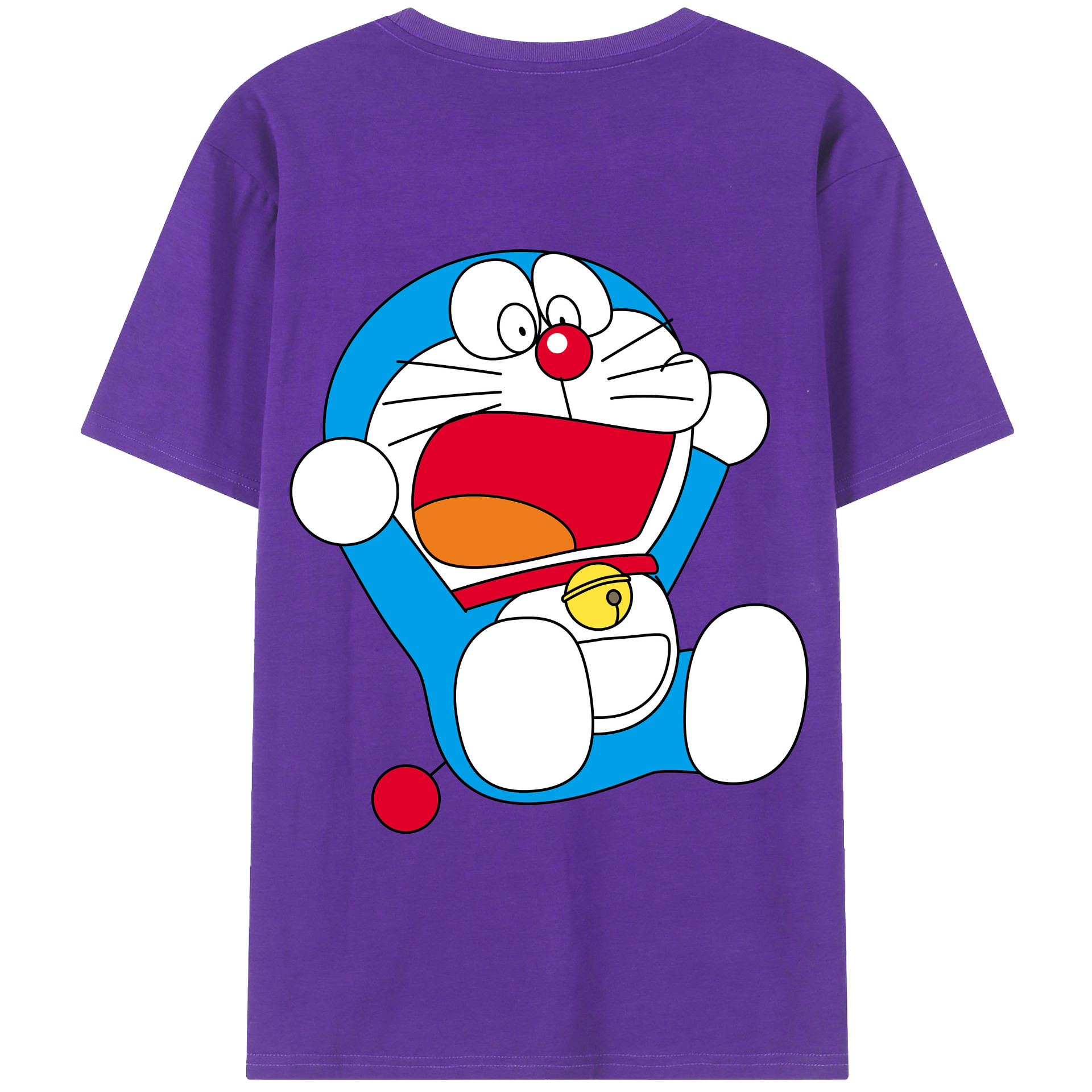 （画像用） ドラえもん Doraemon 綿100％半袖Tシャツ（背面プリント）