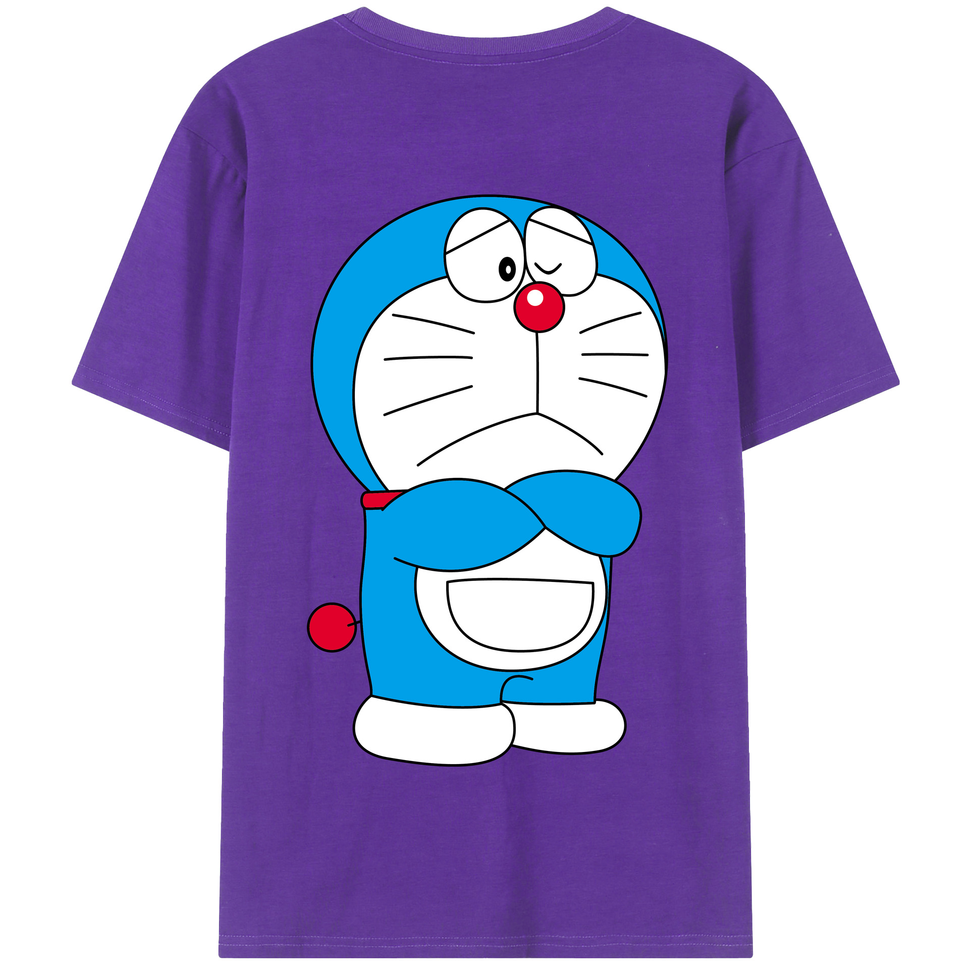 （画像用） ドラえもん Doraemon 綿100％半袖Tシャツ（背面プリント）