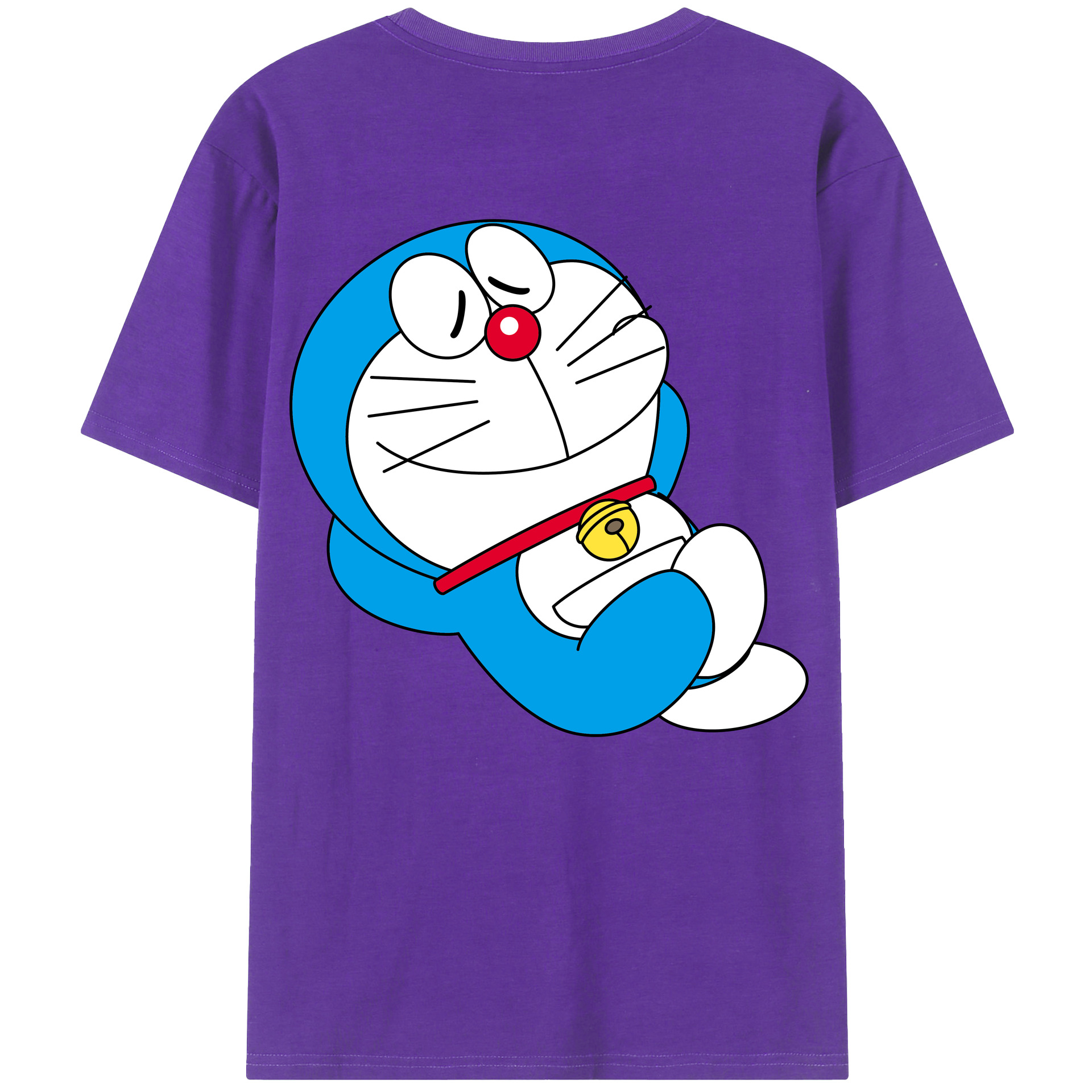（画像用） ドラえもん Doraemon 綿100％半袖Tシャツ（背面プリント）