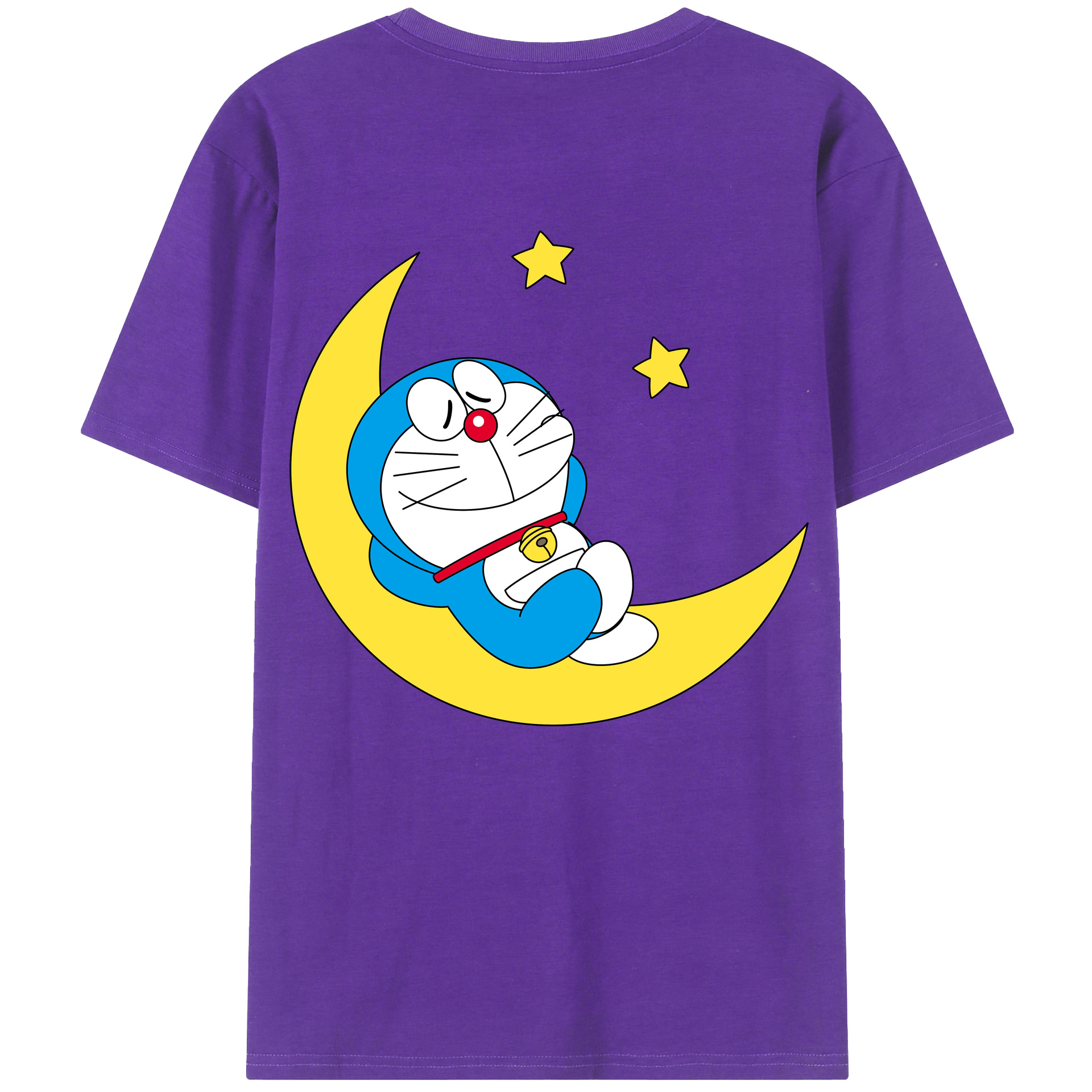（画像用） ドラえもん Doraemon 綿100％半袖Tシャツ（背面プリント）
