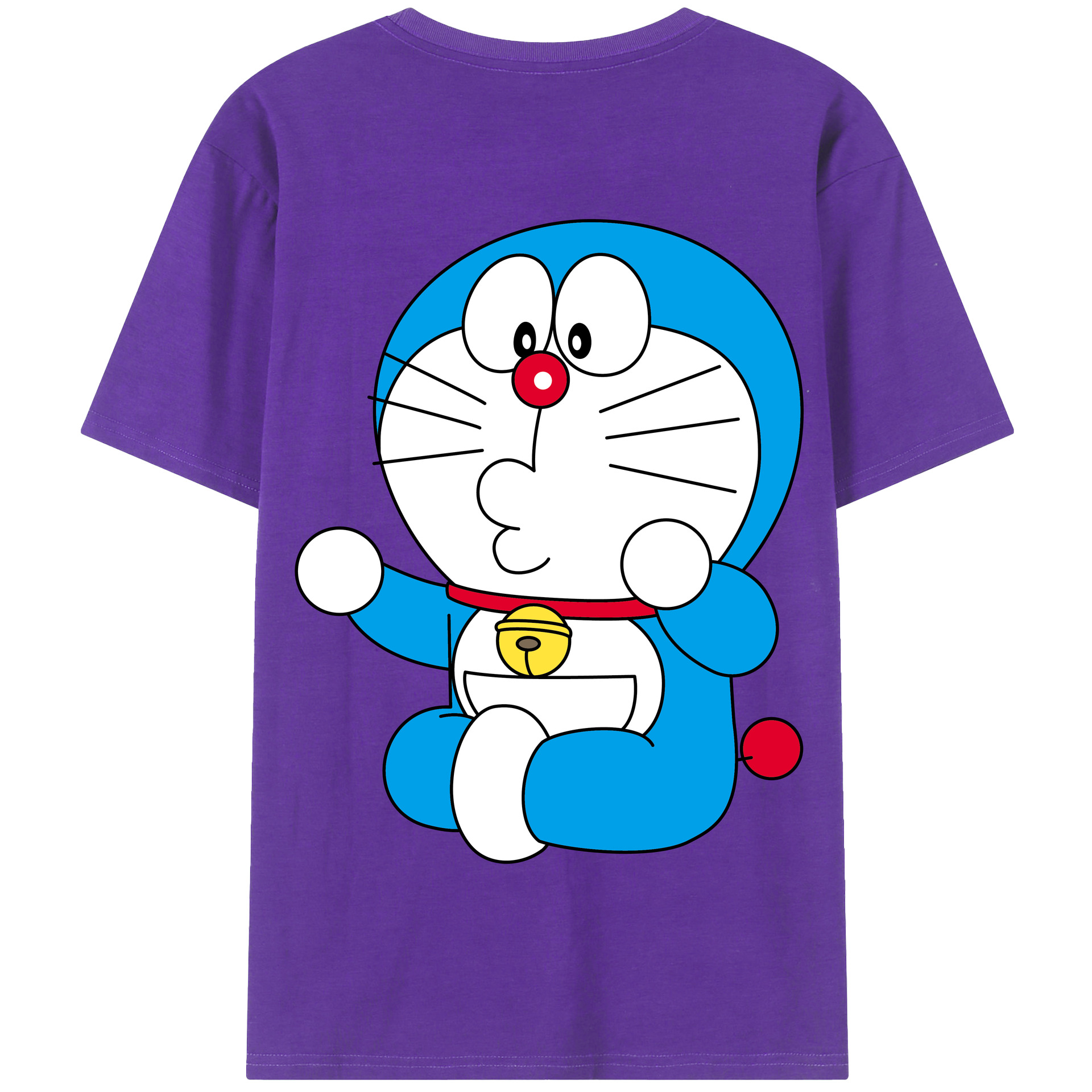 （画像用） ドラえもん Doraemon 綿100％半袖Tシャツ（背面プリント）