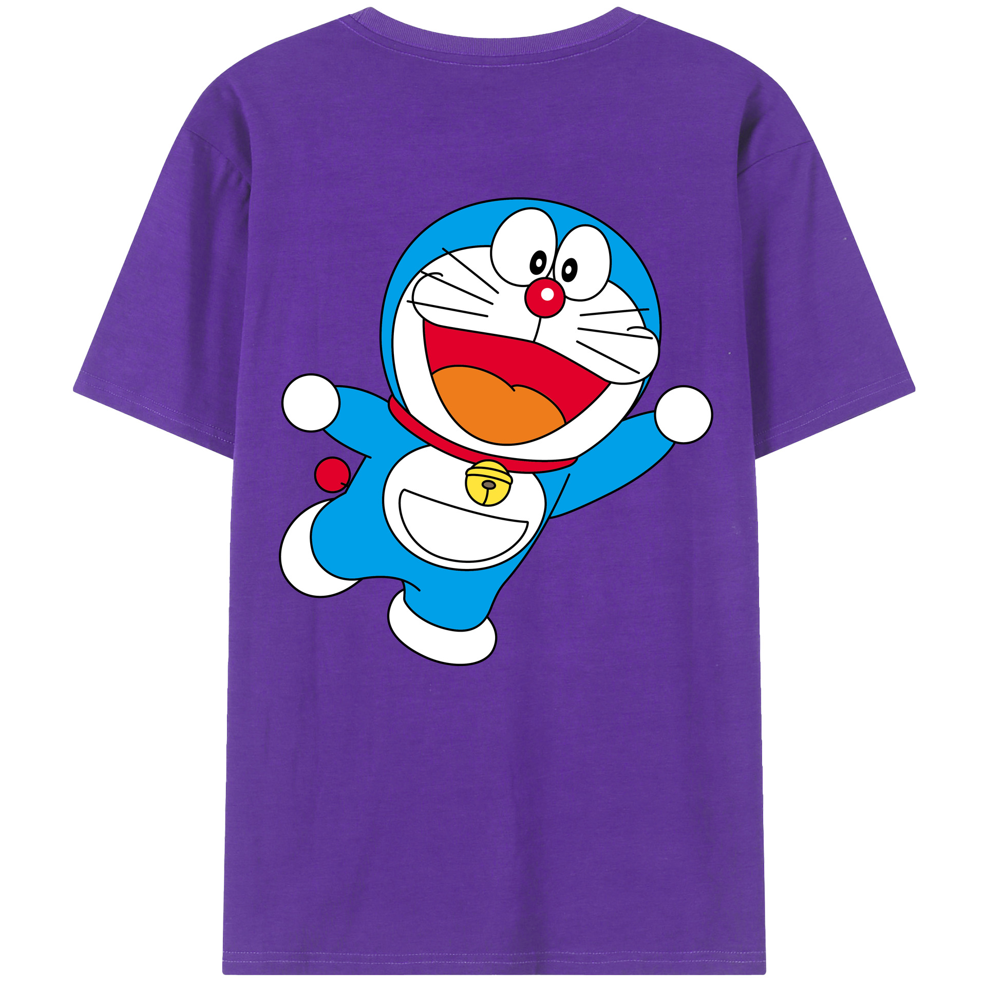 （画像用） ドラえもん Doraemon 綿100％半袖Tシャツ（背面プリント）