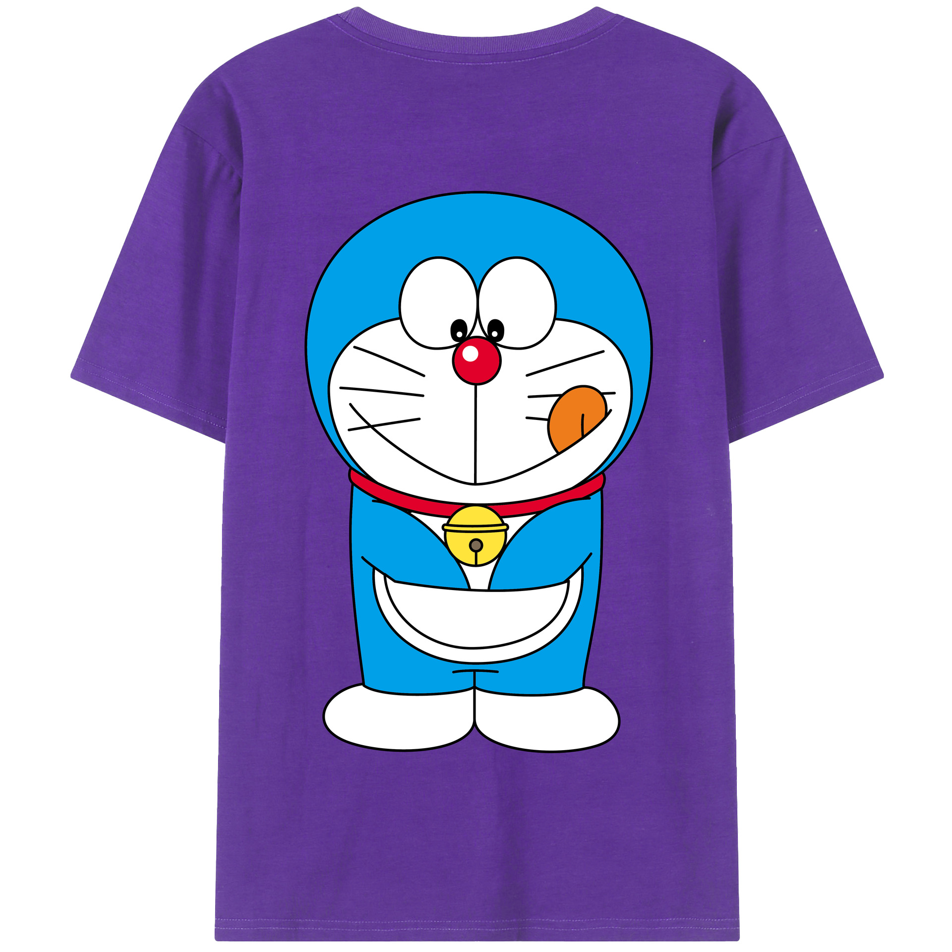 （画像用） ドラえもん Doraemon 綿100％半袖Tシャツ（背面プリント）