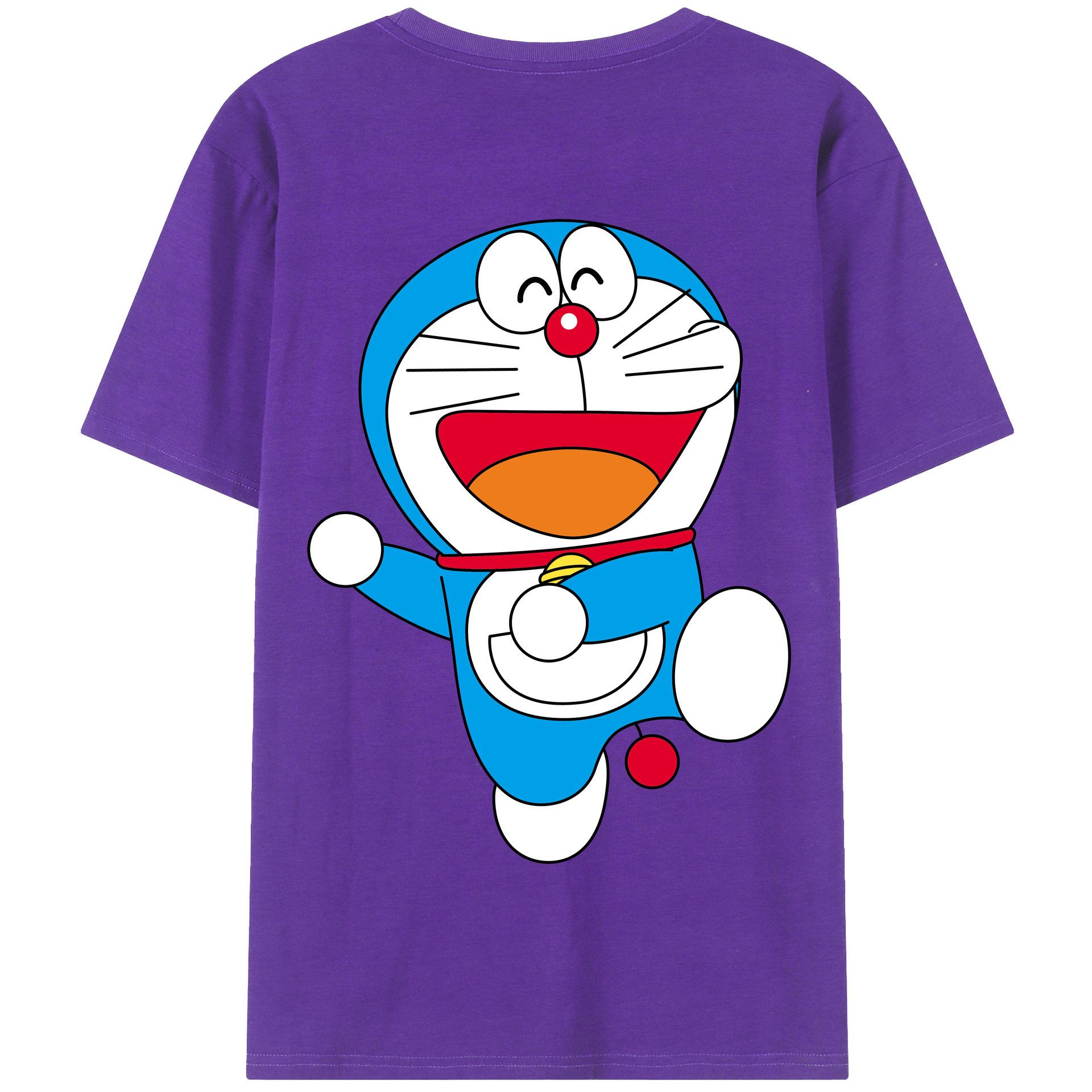 （画像用） ドラえもん Doraemon 綿100％半袖Tシャツ（背面プリント）