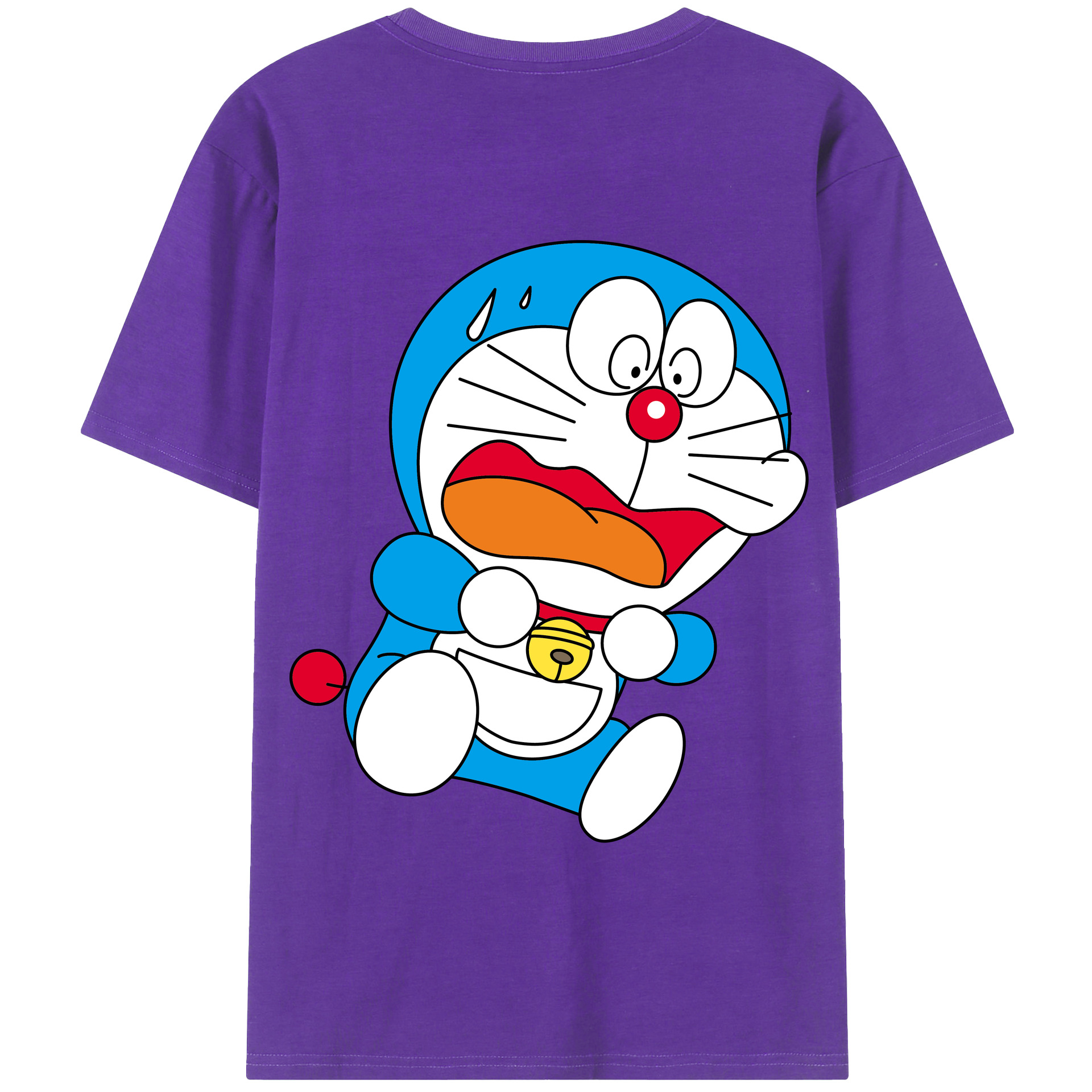 （画像用） ドラえもん Doraemon 綿100％半袖Tシャツ（背面プリント）