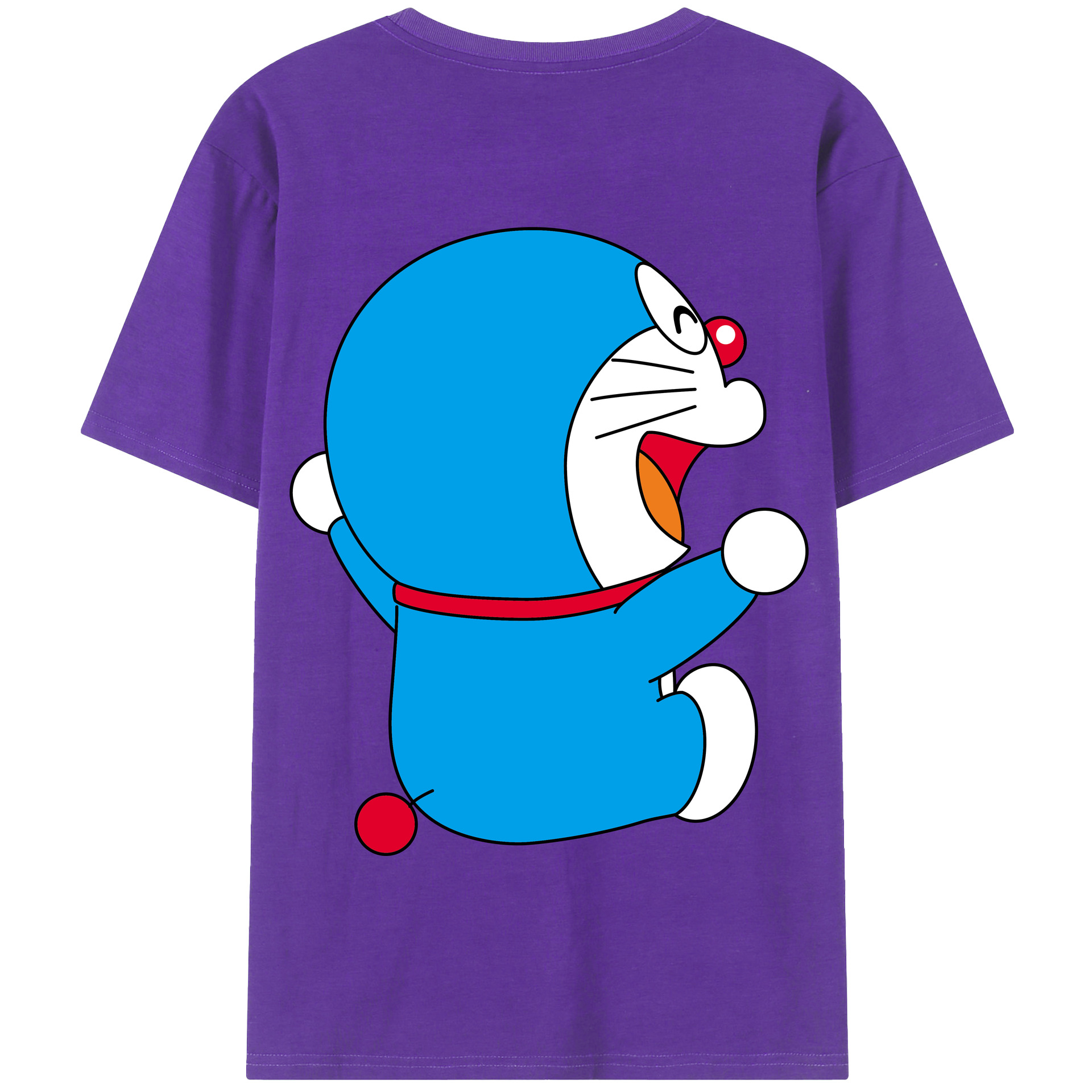 （画像用） ドラえもん Doraemon 綿100％半袖Tシャツ（背面プリント）