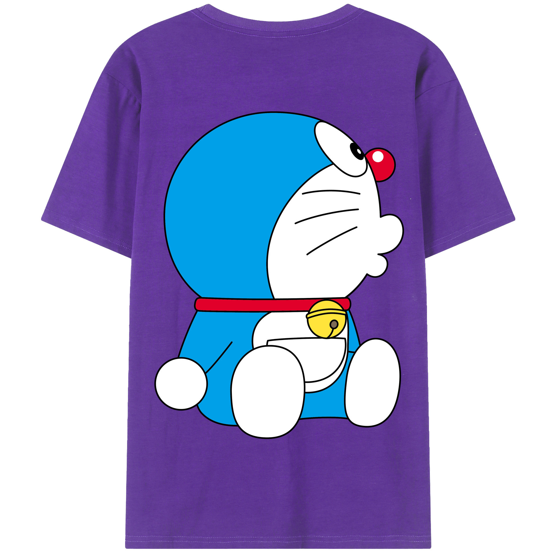（画像用） ドラえもん Doraemon 綿100％半袖Tシャツ（背面プリント）