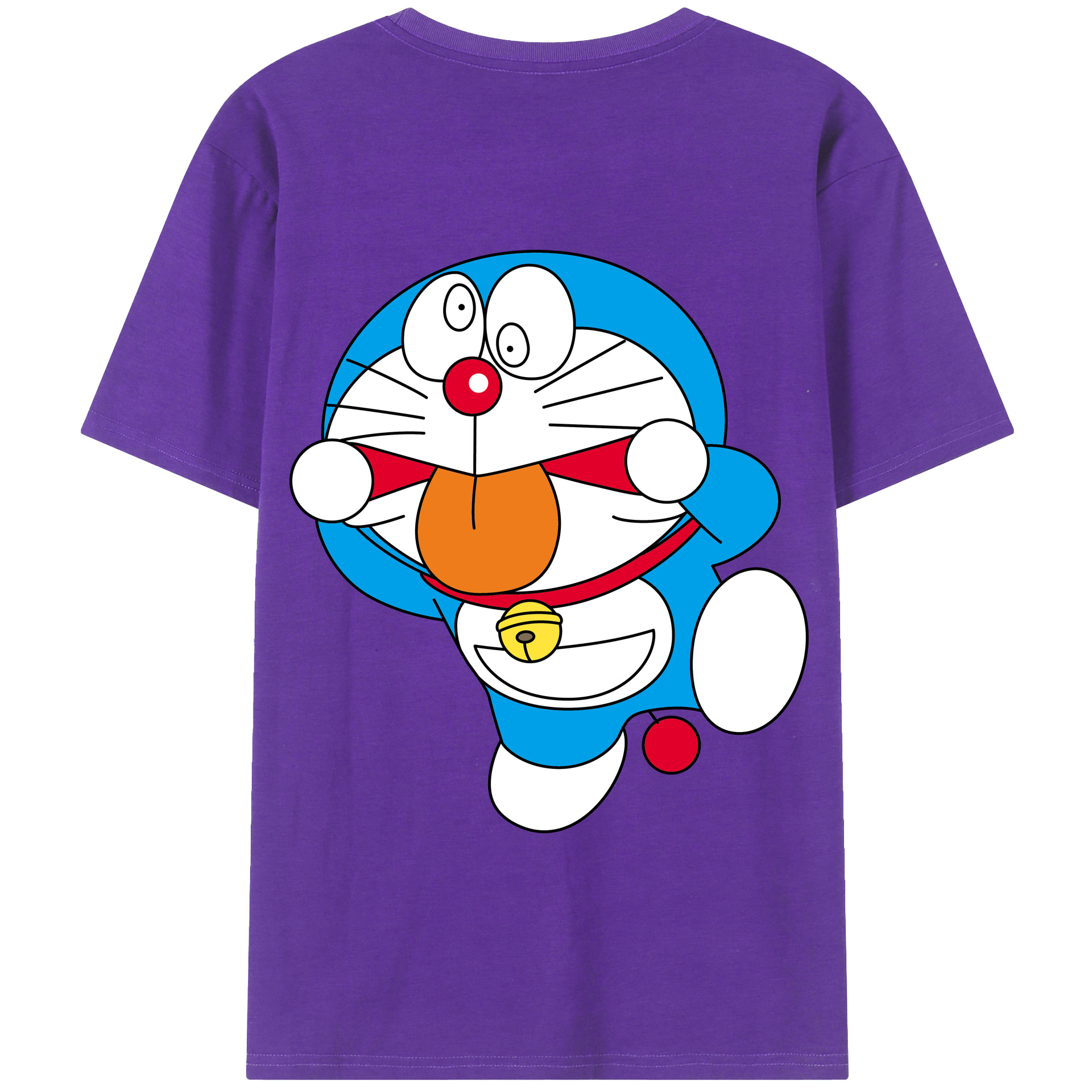 （画像用） ドラえもん Doraemon 綿100％半袖Tシャツ（背面プリント）