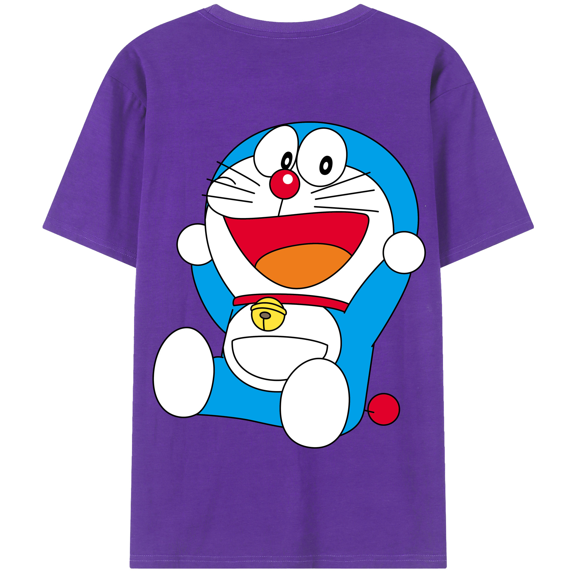 （画像用） ドラえもん Doraemon 綿100％半袖Tシャツ（背面プリント）
