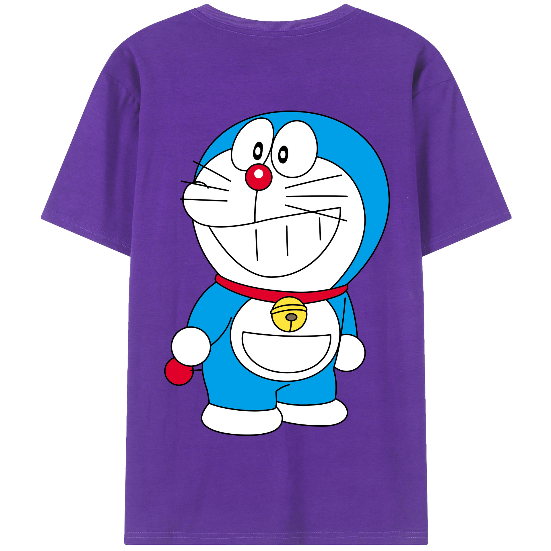 （画像用） ドラえもん Doraemon 綿100％半袖Tシャツ（背面プリント）