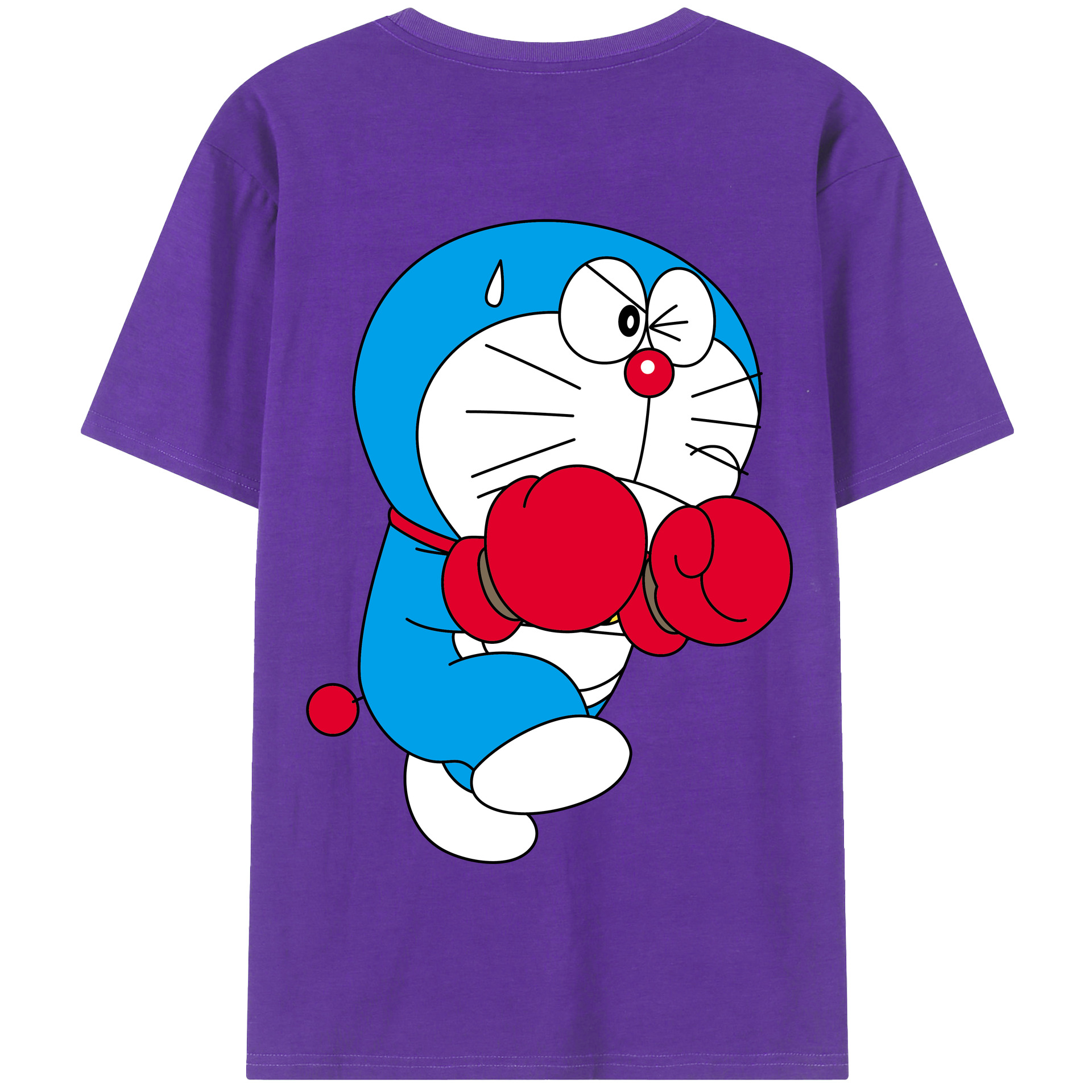 （画像用） ドラえもん Doraemon 綿100％半袖Tシャツ（背面プリント）