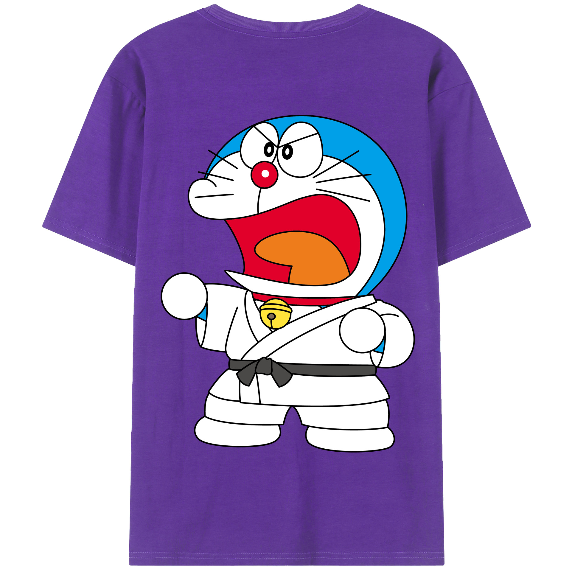 （画像用） ドラえもん Doraemon 綿100％半袖Tシャツ（背面プリント）