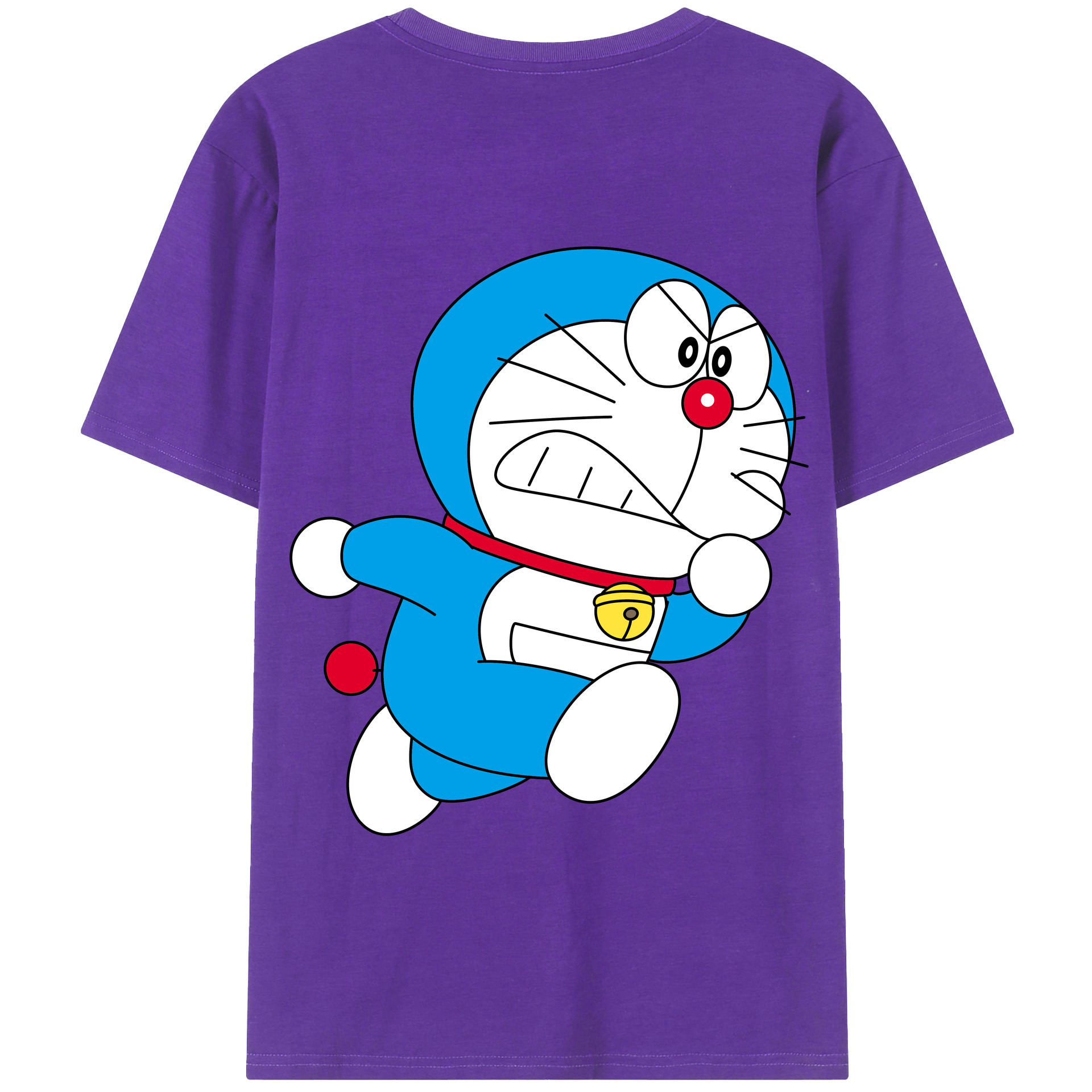 （画像用） ドラえもん Doraemon 綿100％半袖Tシャツ（背面プリント）