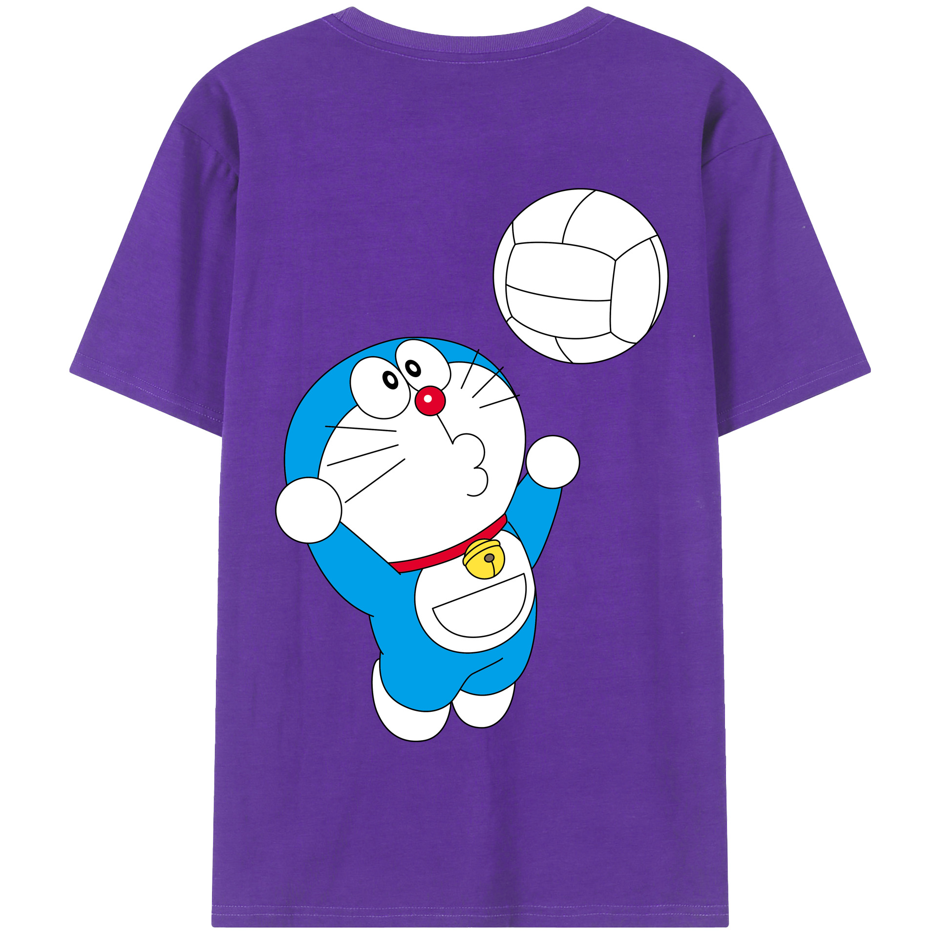 （画像用） ドラえもん Doraemon 綿100％半袖Tシャツ（背面プリント）