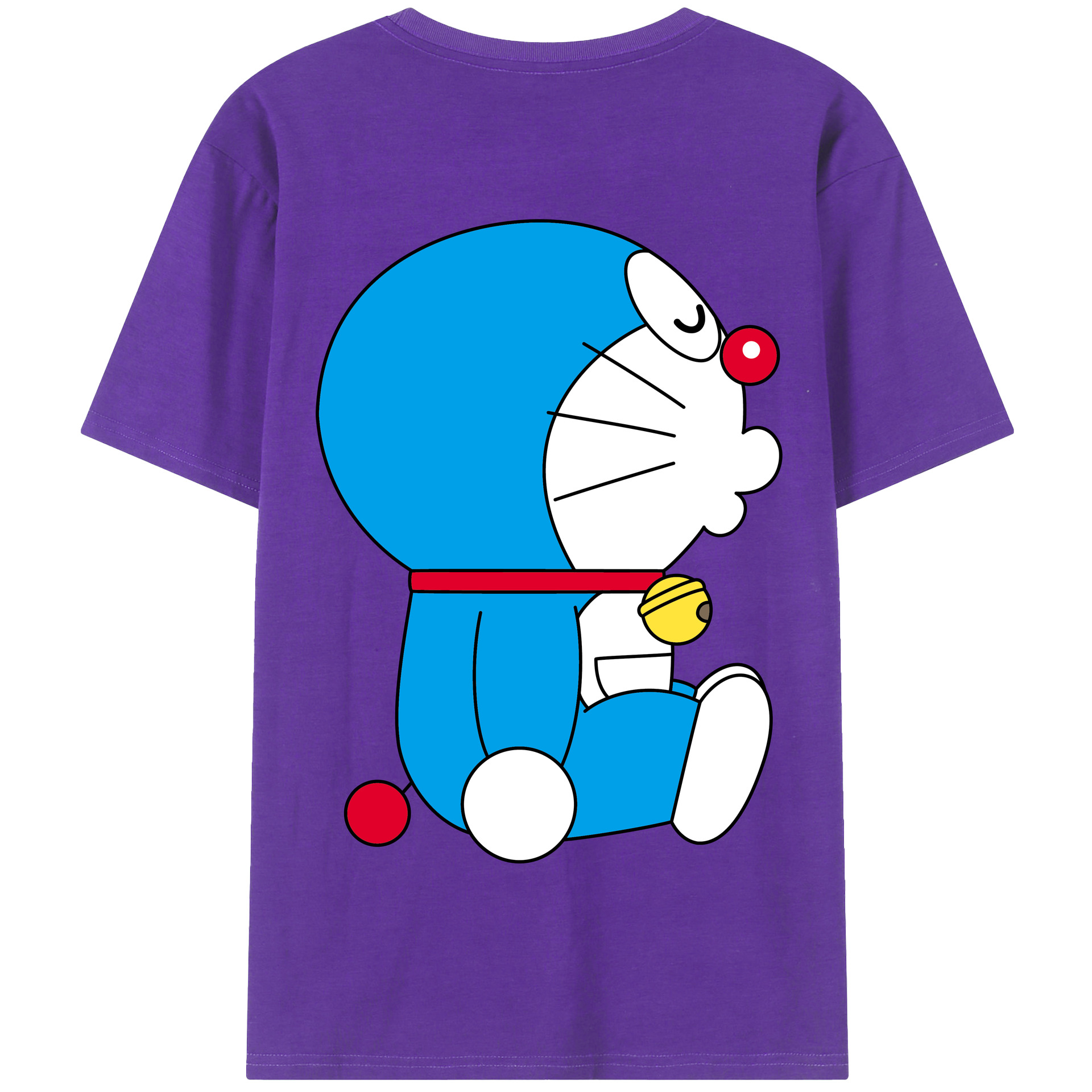 （画像用） ドラえもん Doraemon 綿100％半袖Tシャツ（背面プリント）