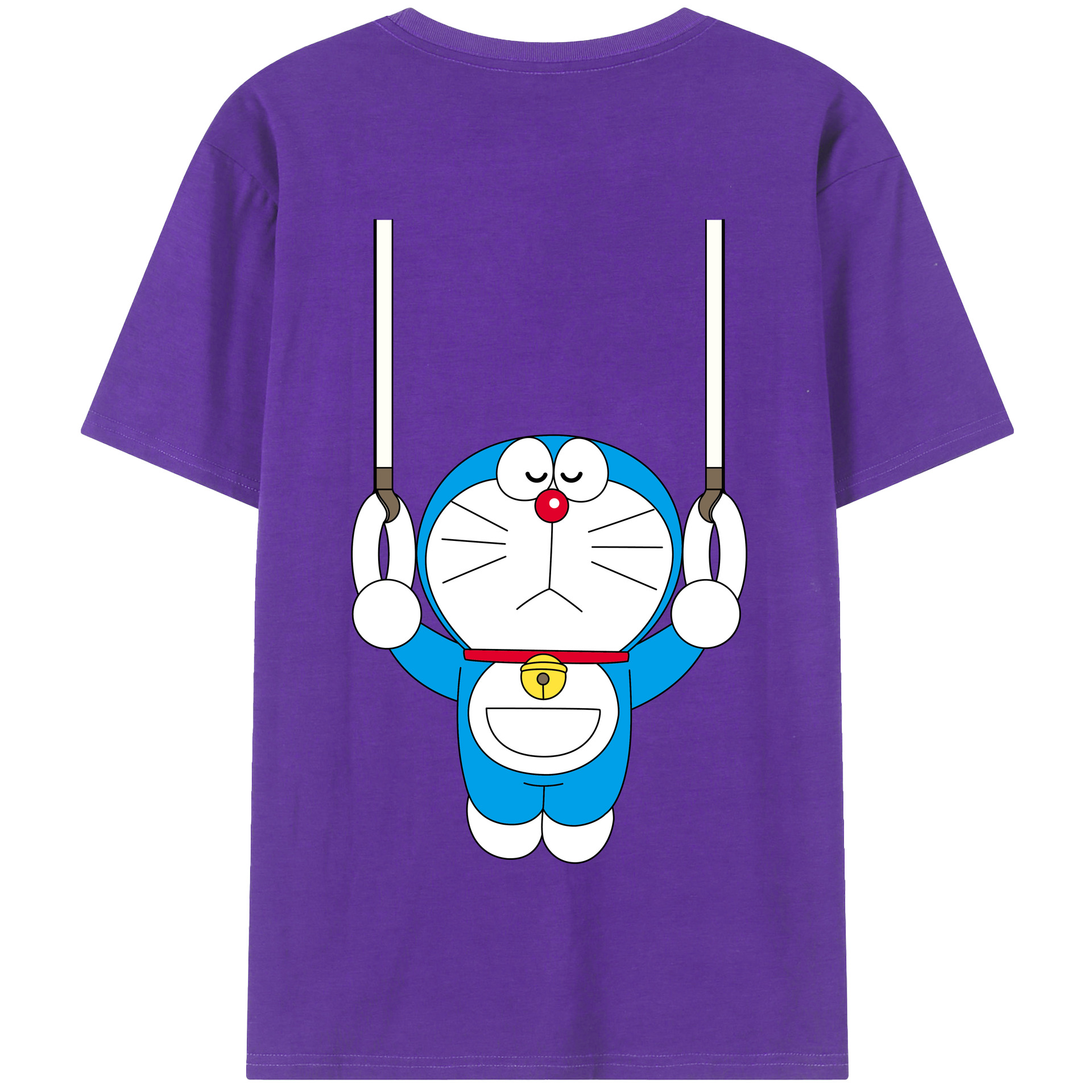 （画像用） ドラえもん Doraemon 綿100％半袖Tシャツ（背面プリント）